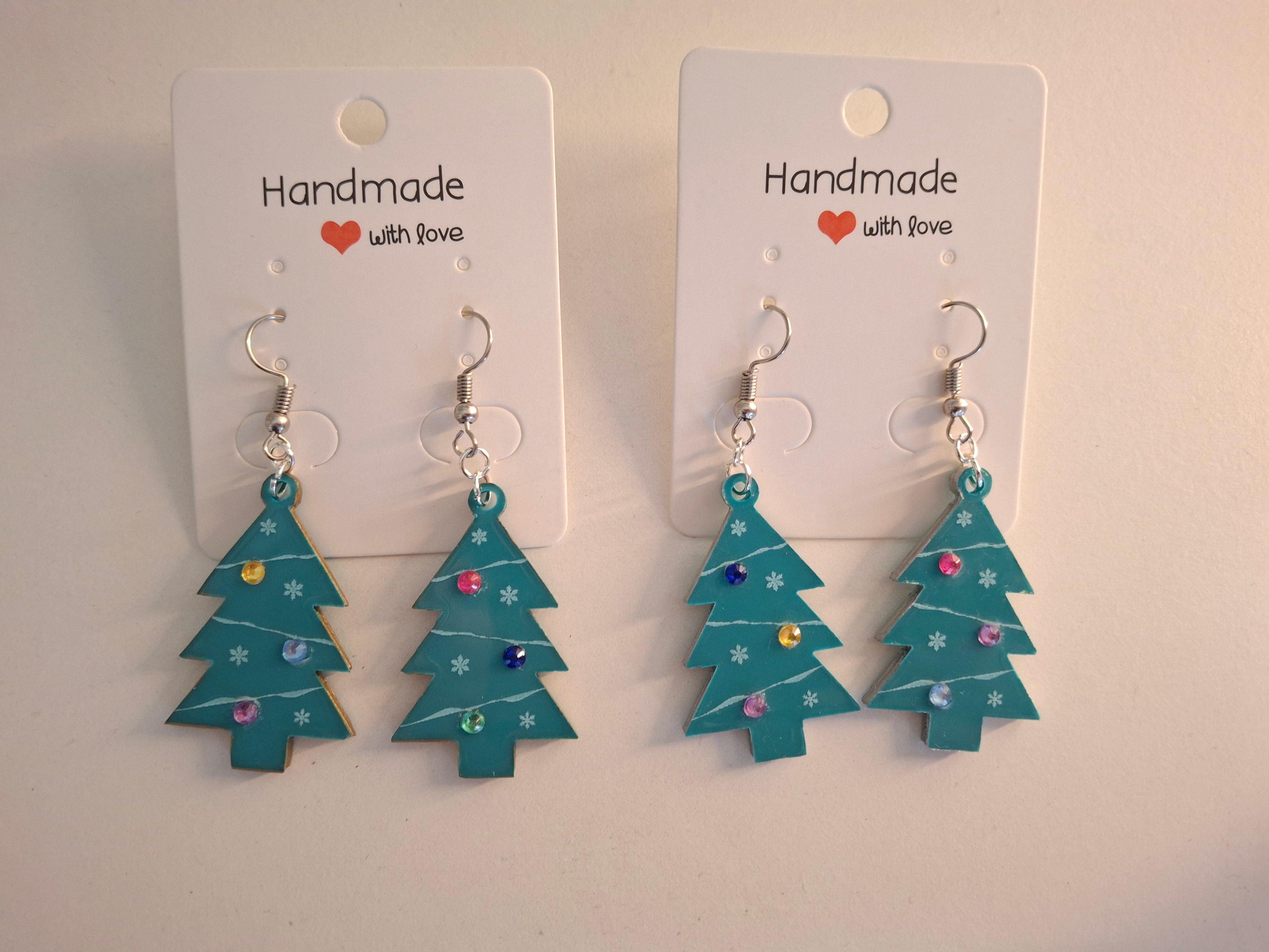 Boucles d'oreilles Sapin