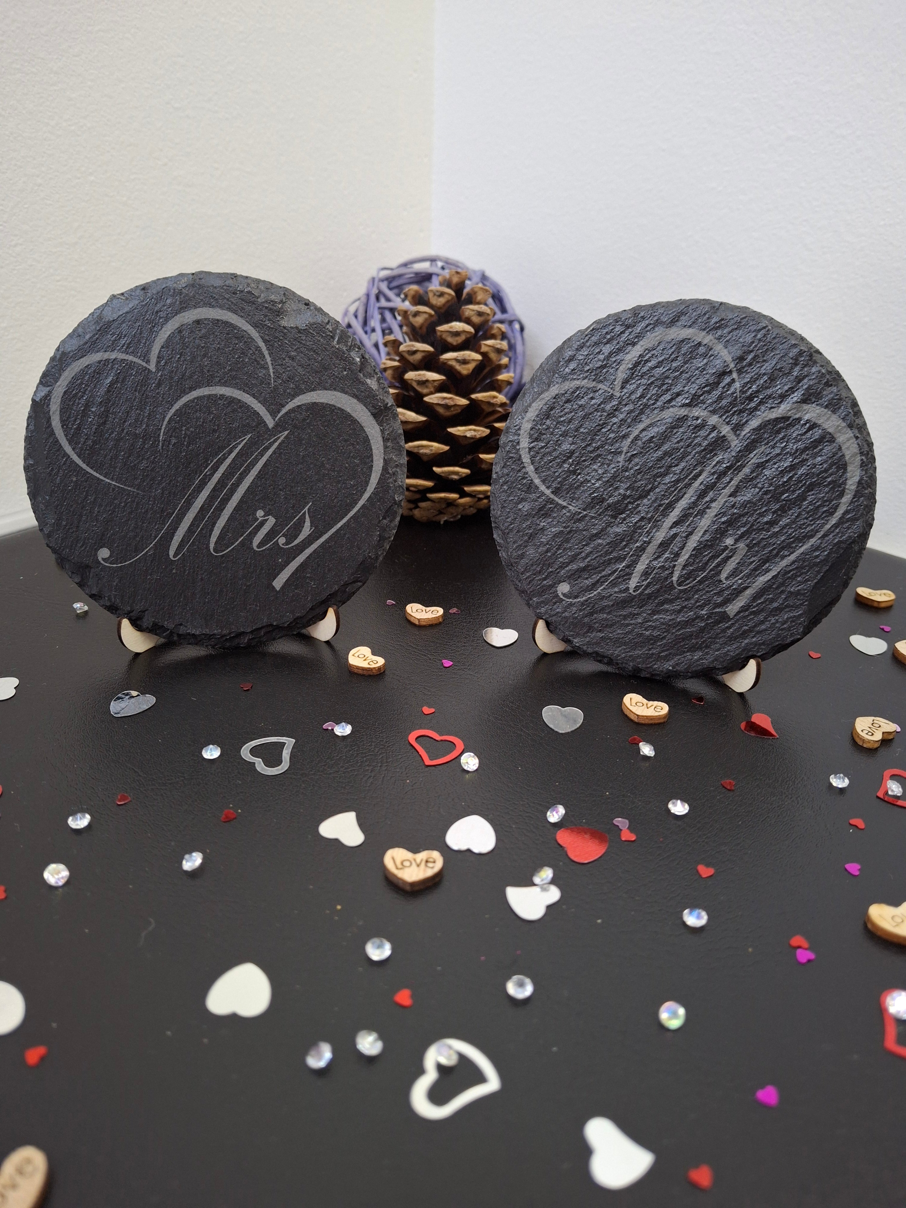 Dessous de verre "amour"