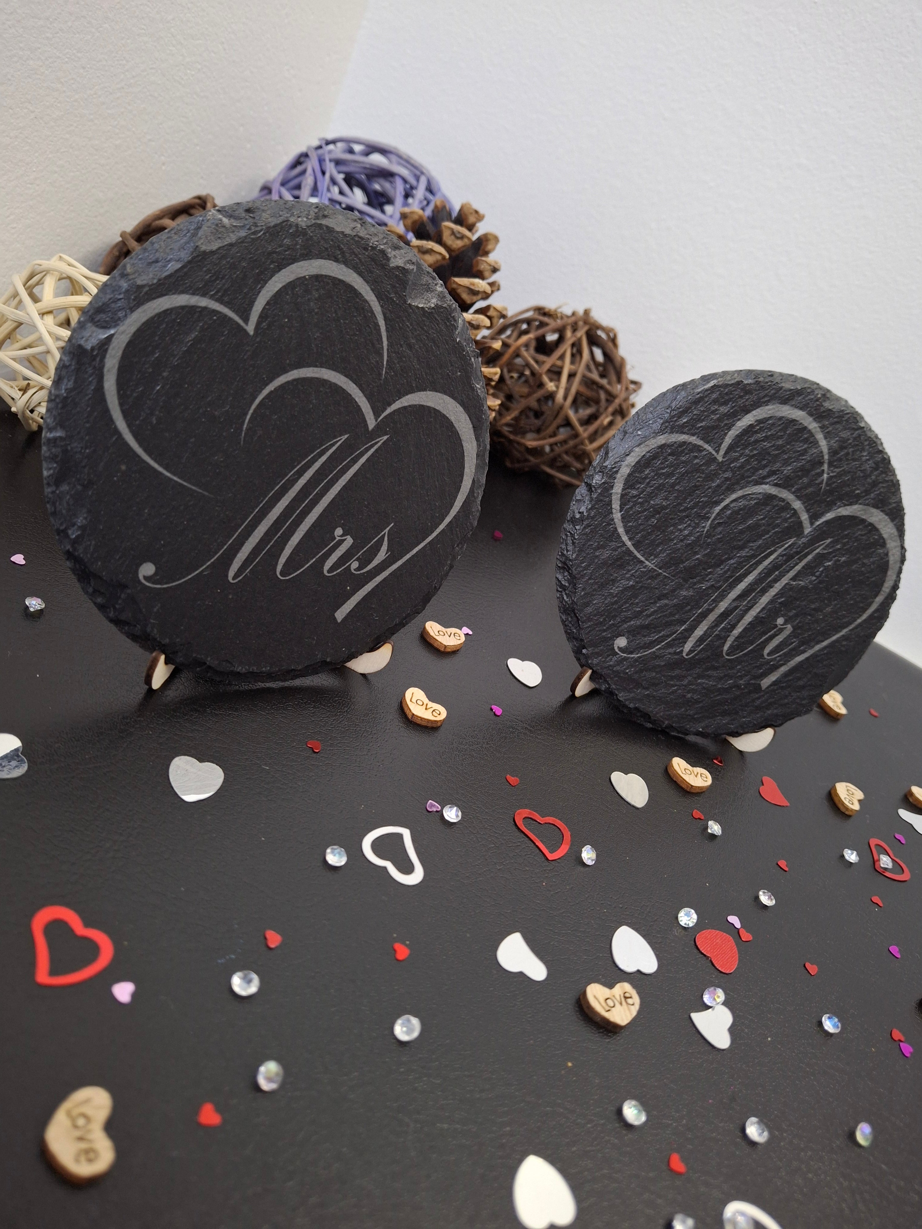 Dessous de verre "amour"