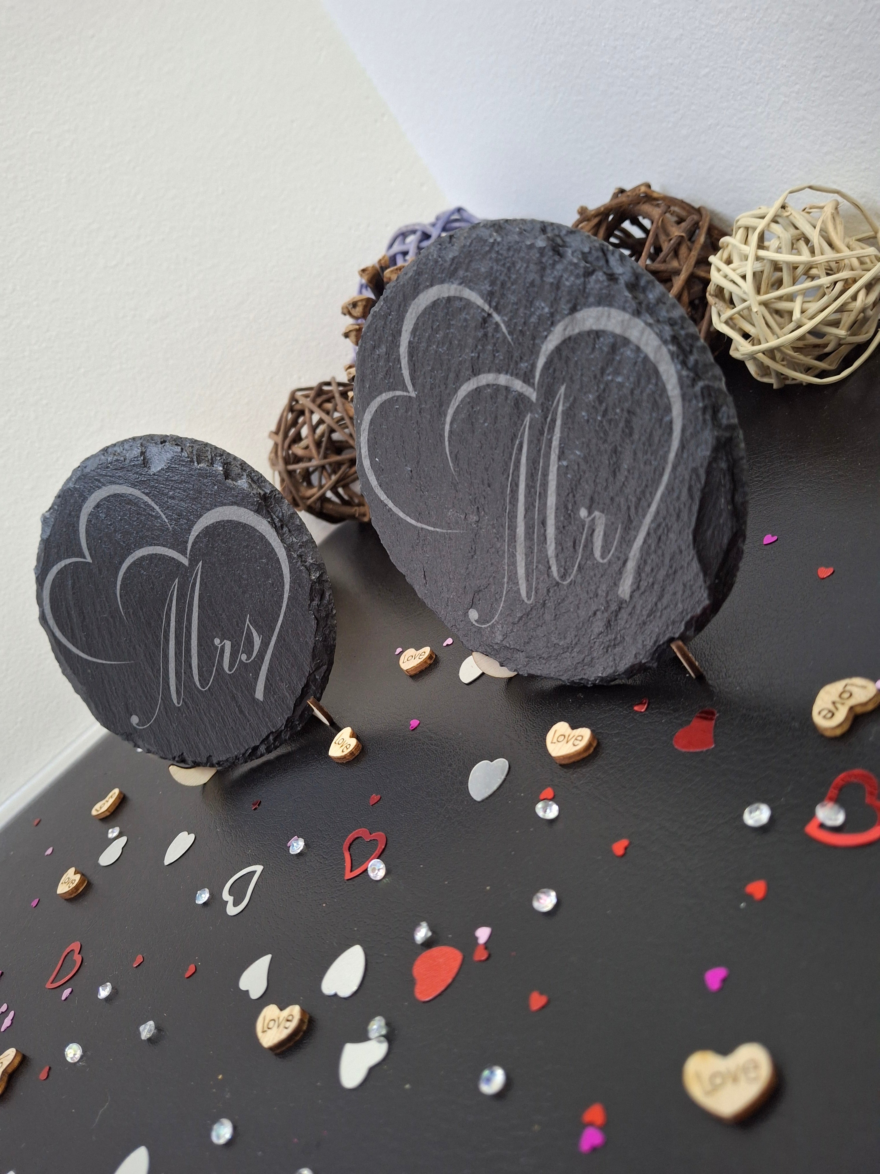 Dessous de verre "amour"