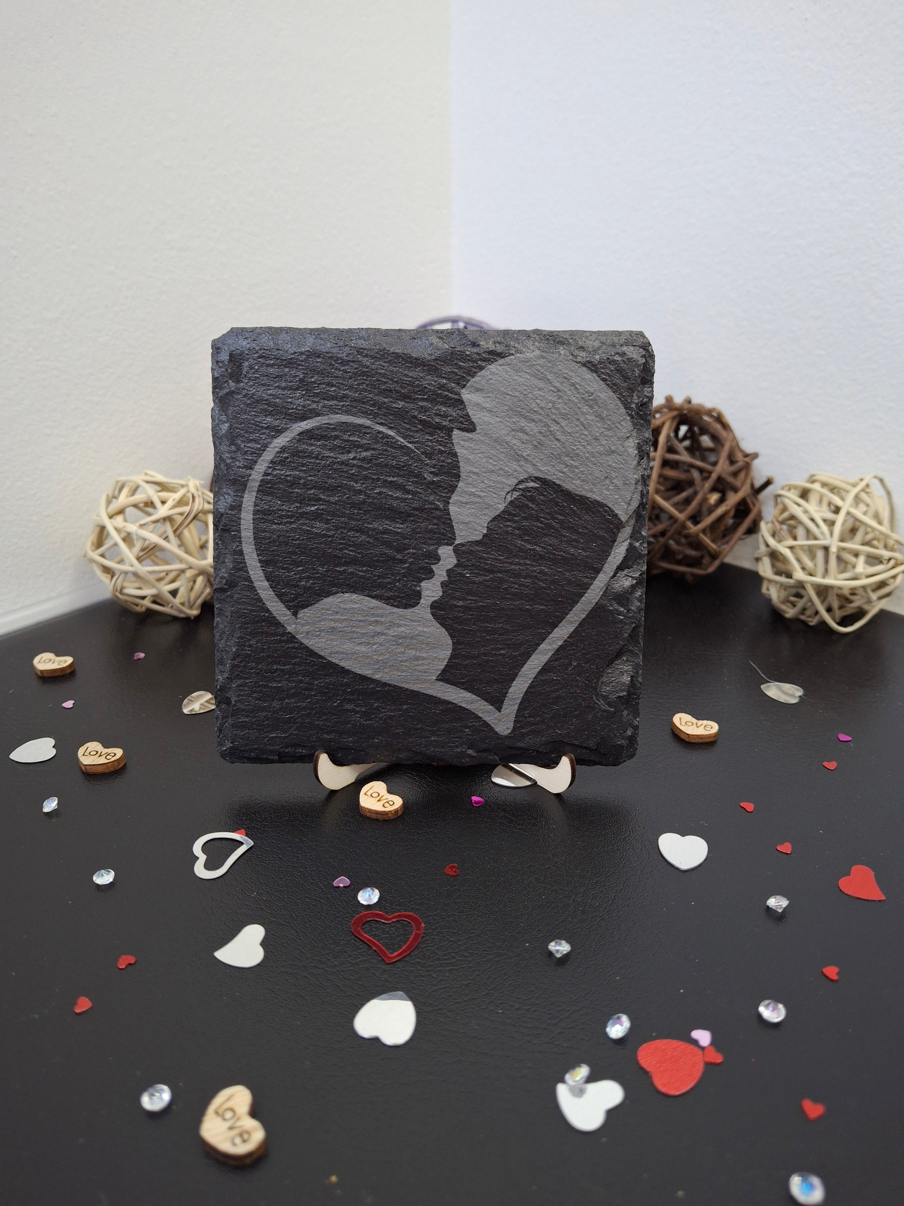 Dessous de verre "amour"