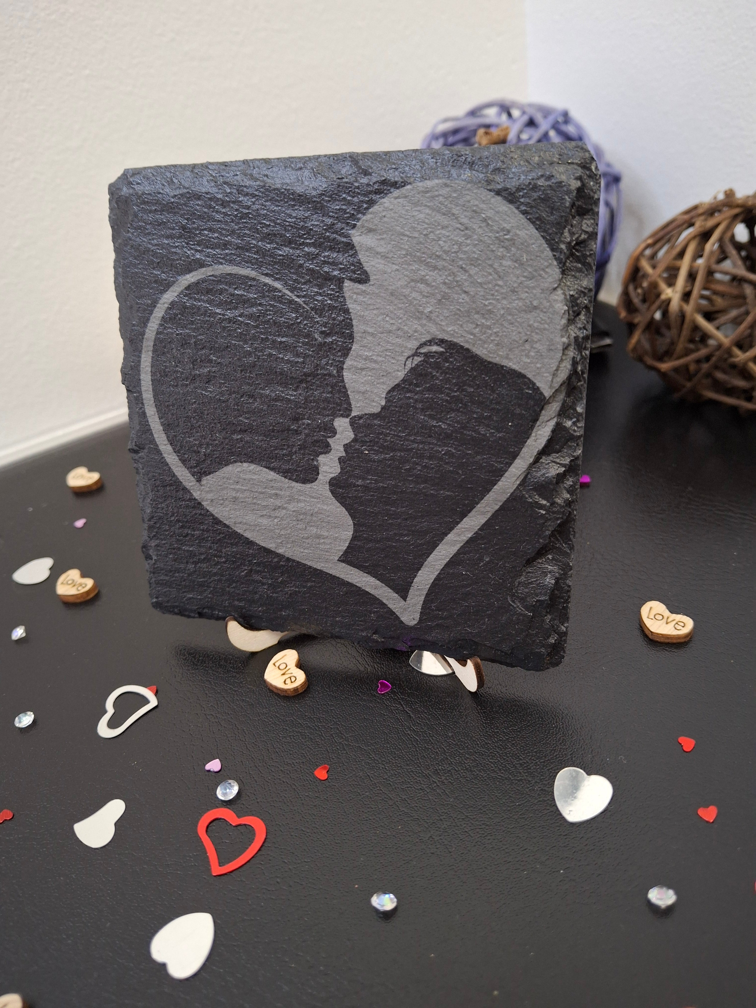 Dessous de verre "amour"