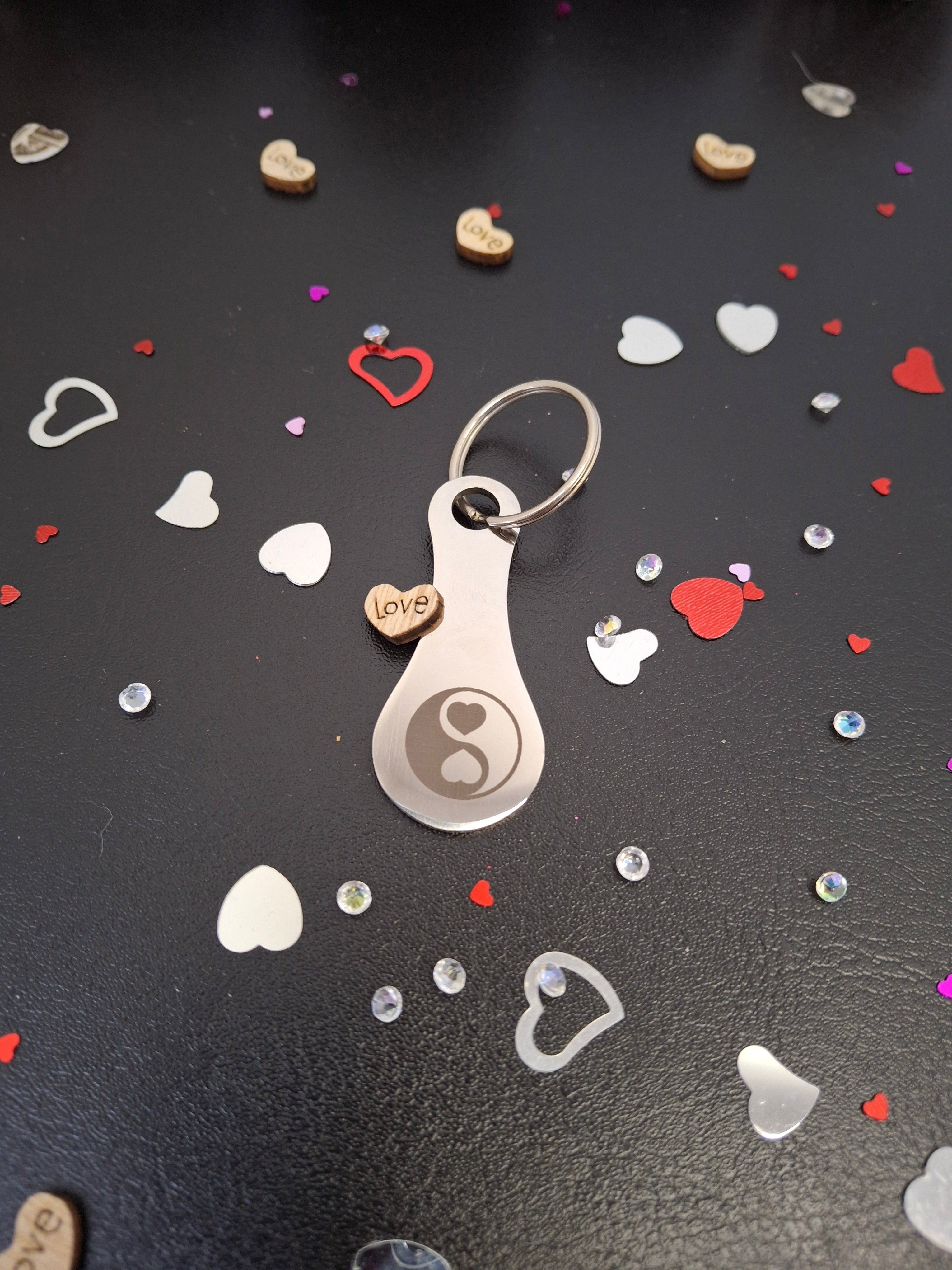 Porte-clés – Amour Yin Yang