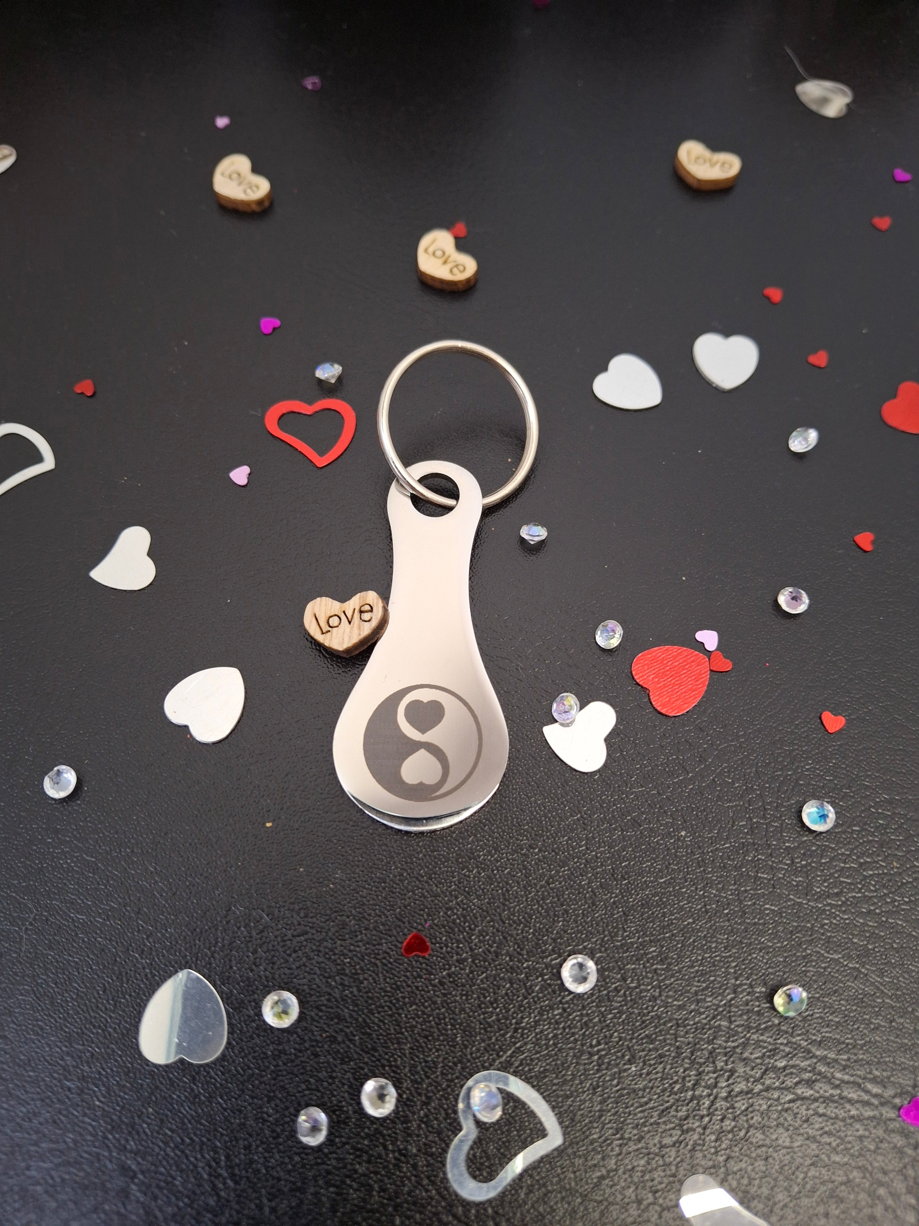 Porte-clés – Amour Yin Yang