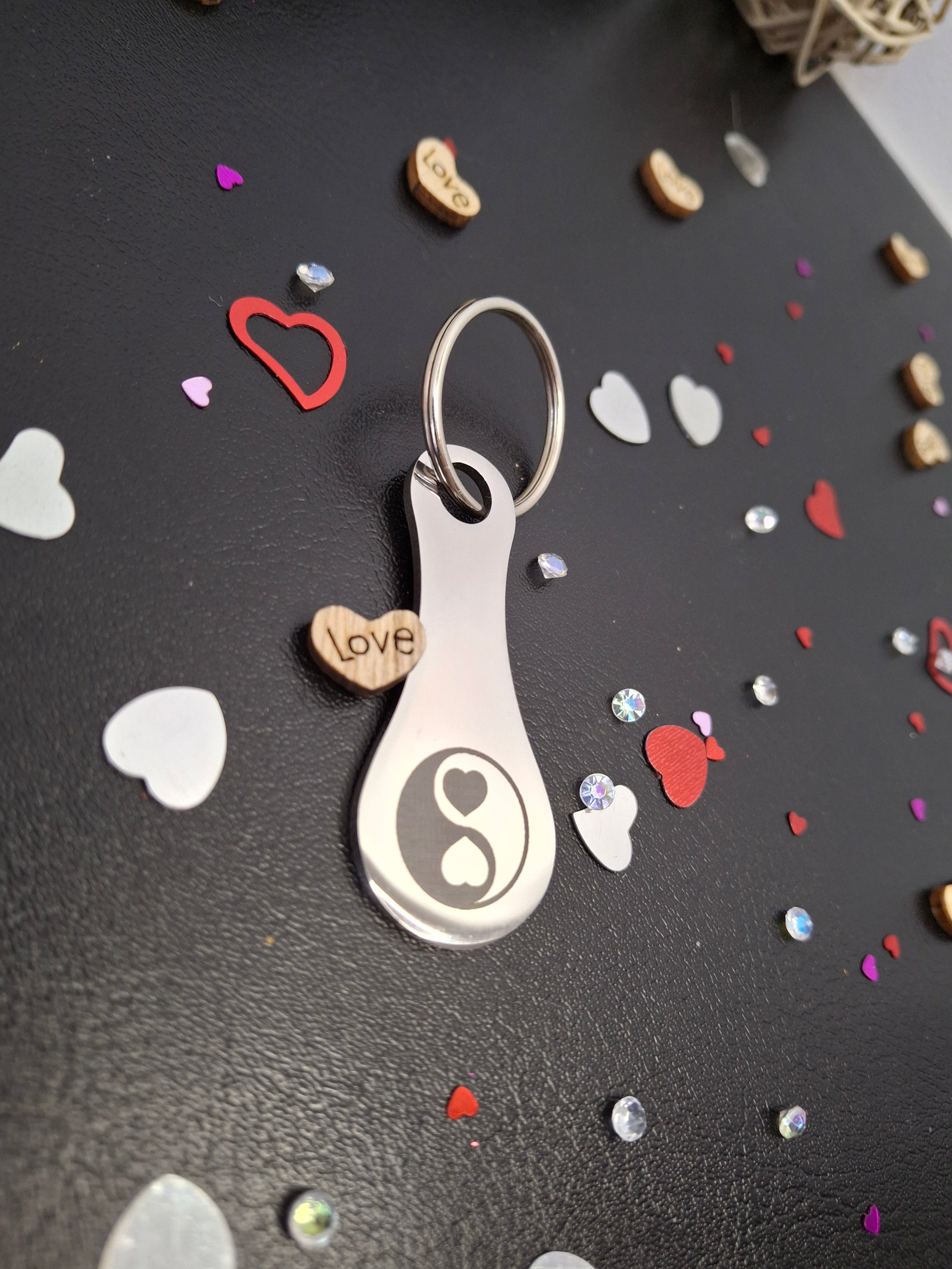 Porte-clés – Amour Yin Yang