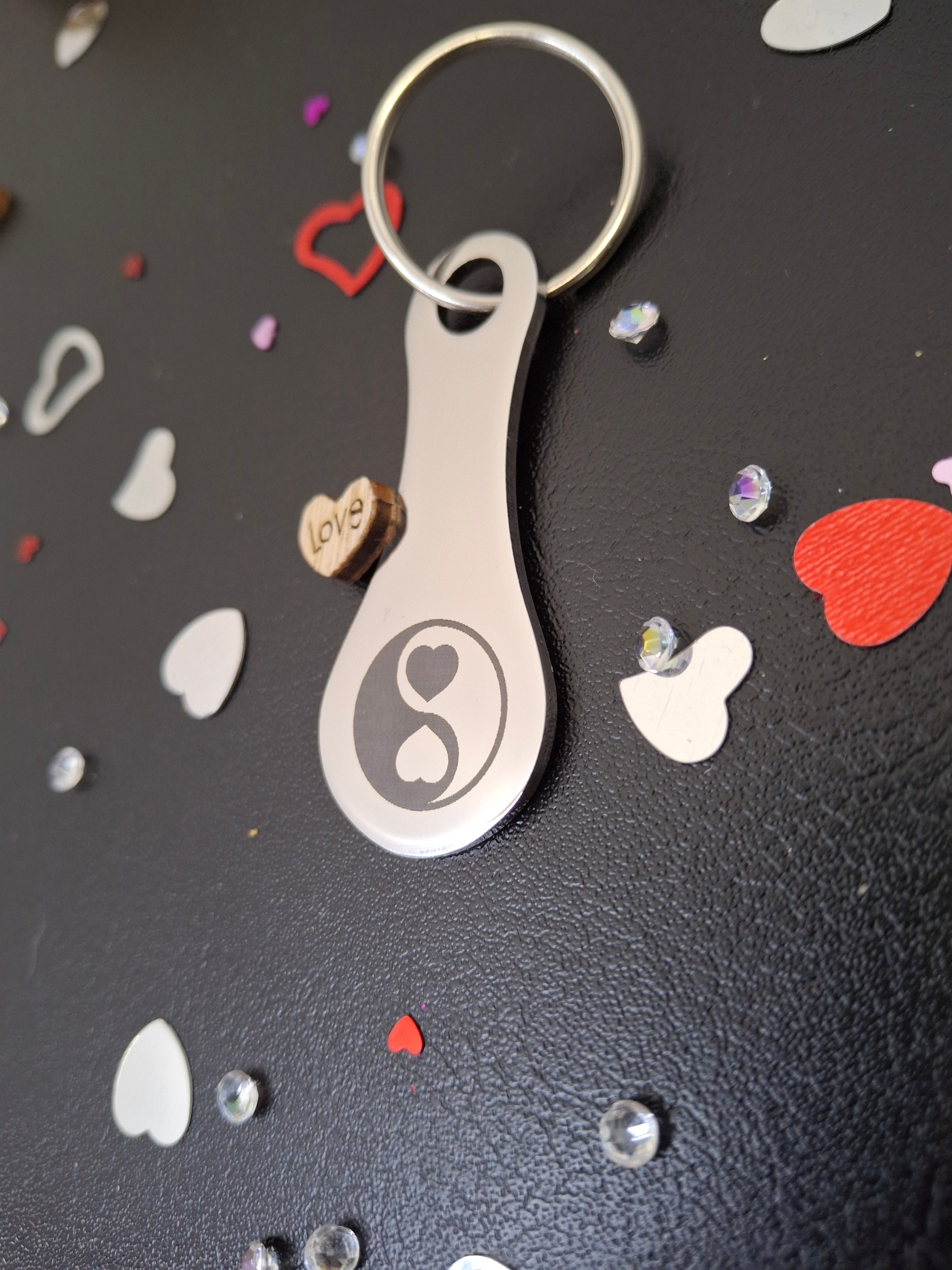 Porte-clés – Amour Yin Yang