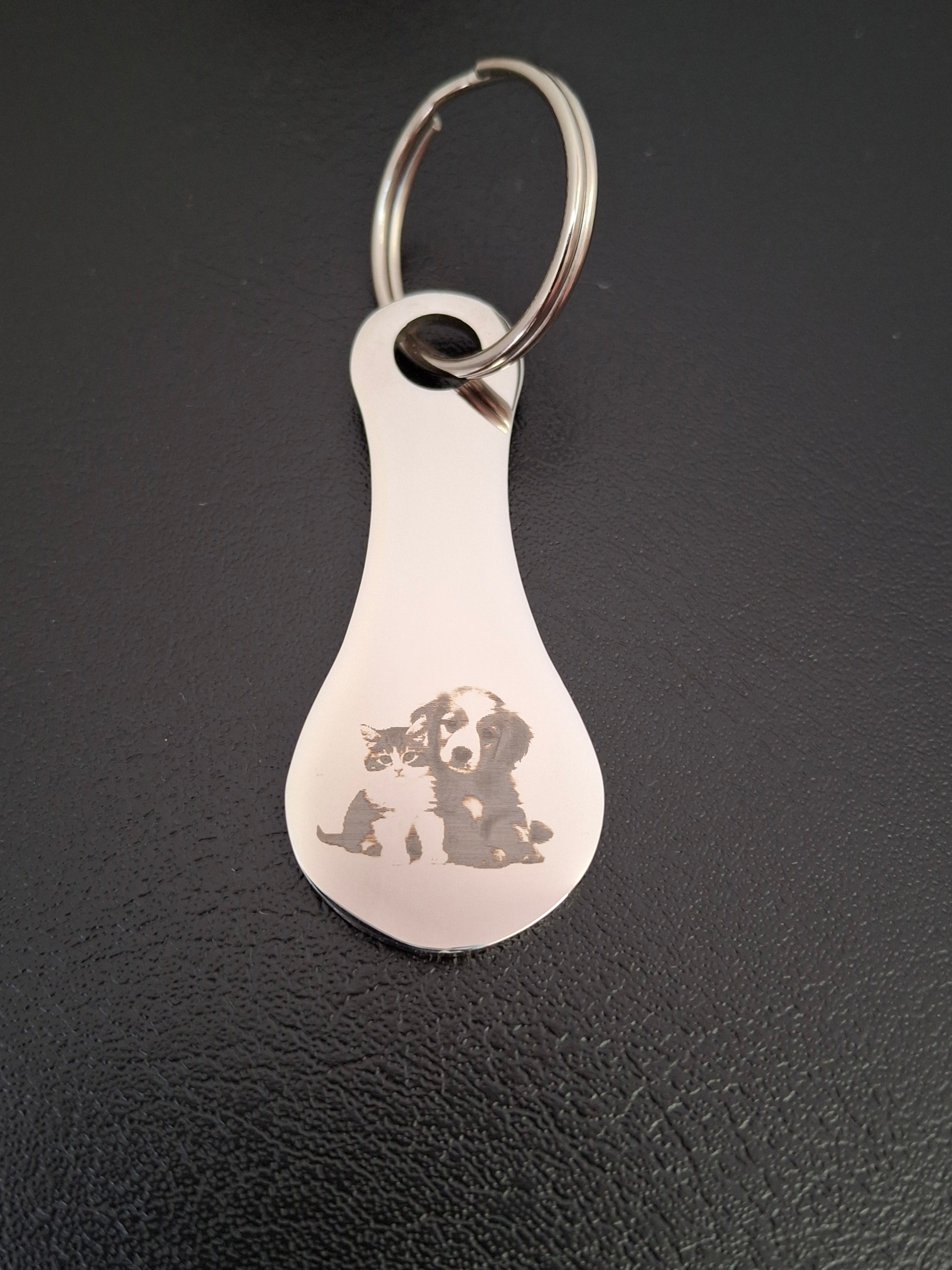 Jeton de caddie – Chat & Chien