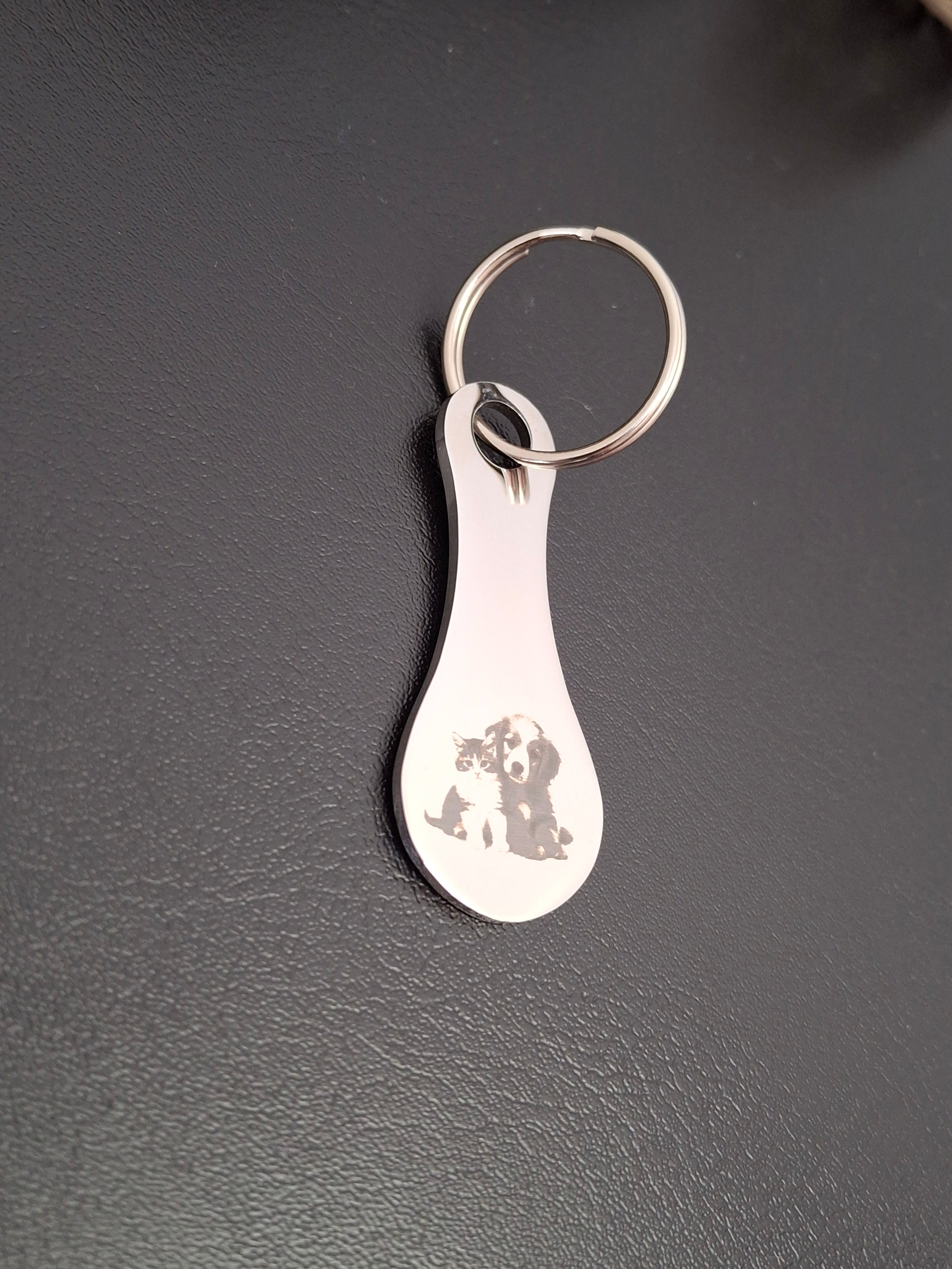 Jeton de caddie – Chat & Chien