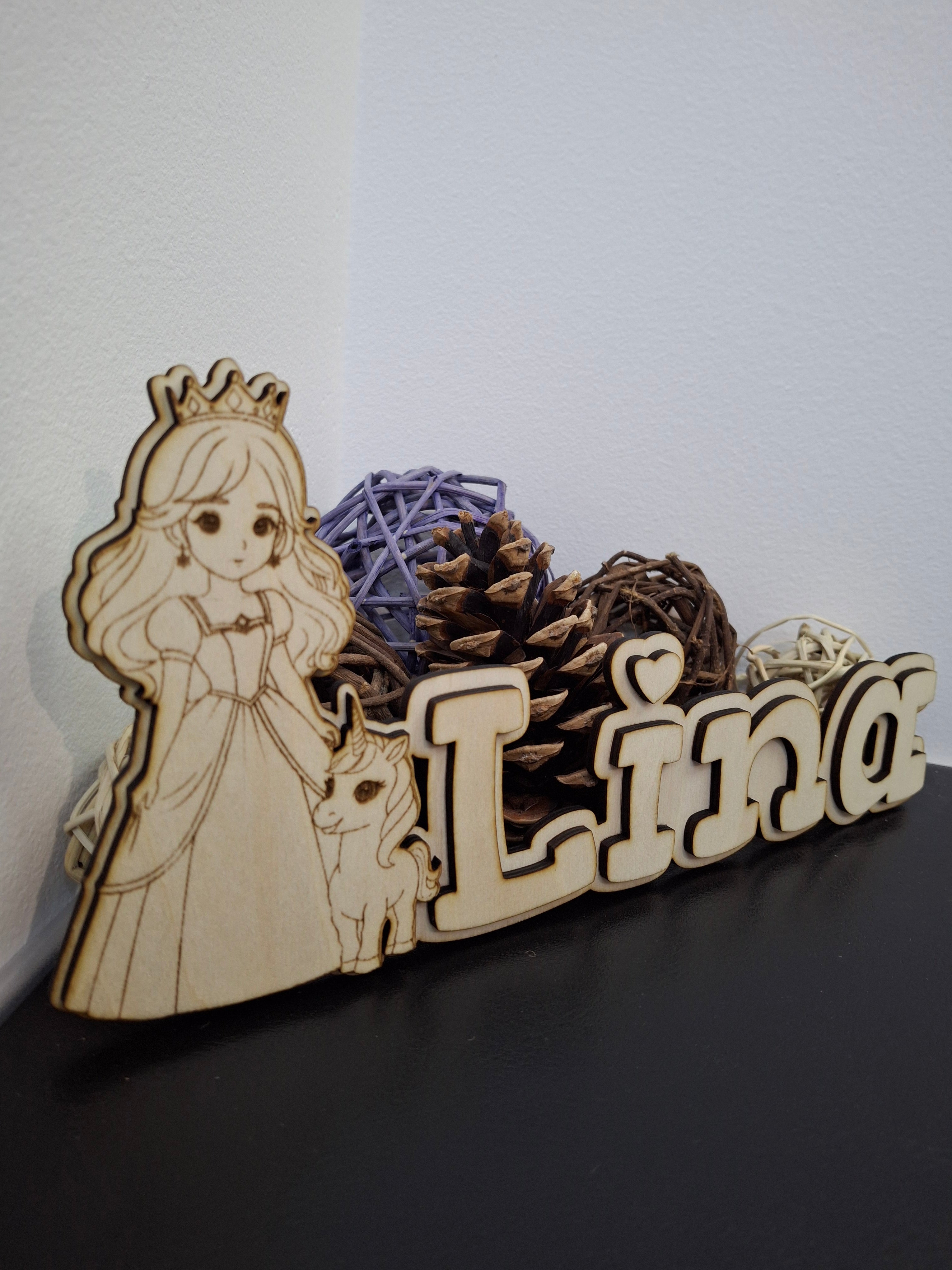 Plaque personnalisée en bois