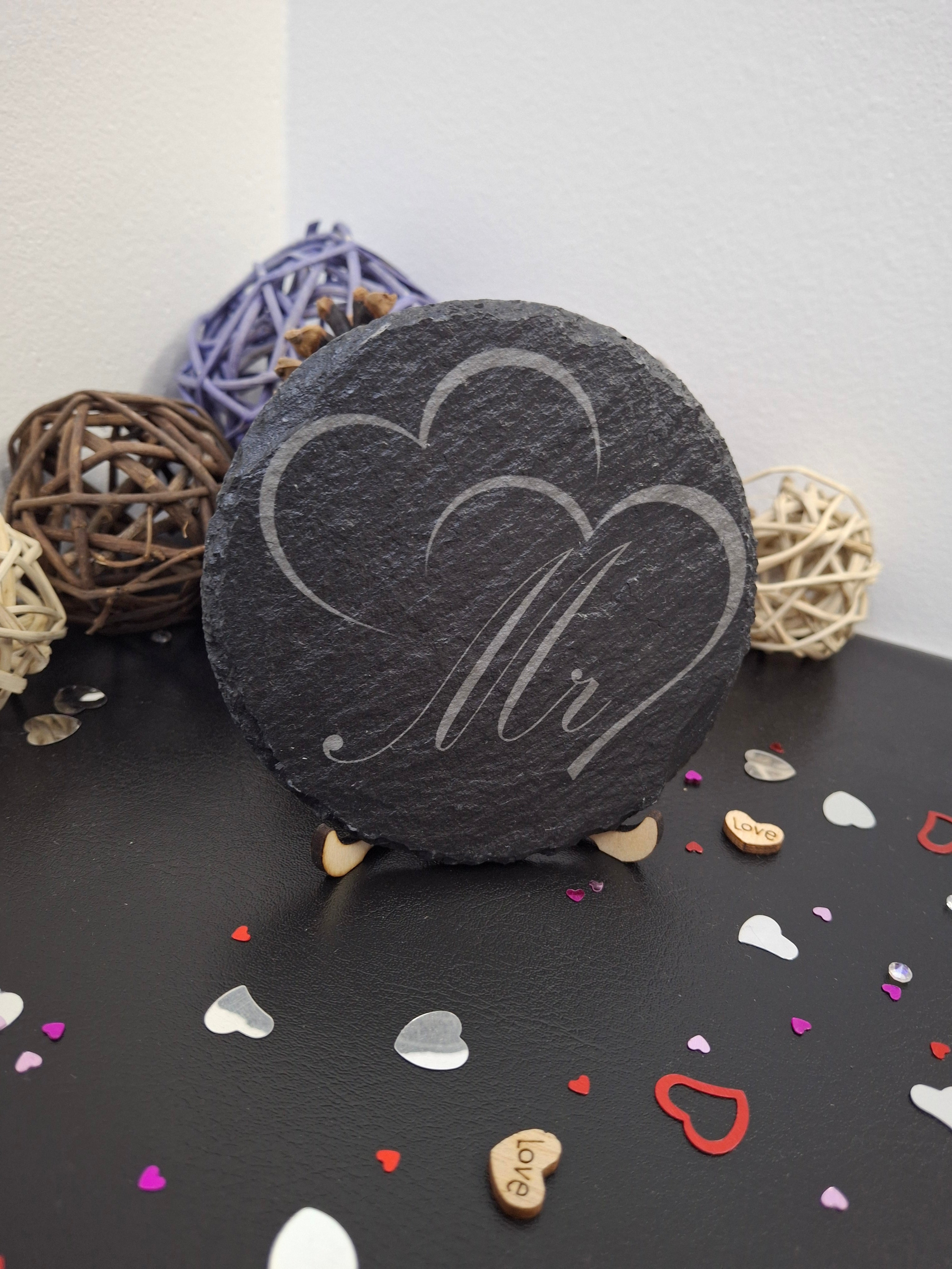 Dessous de verre "amour"