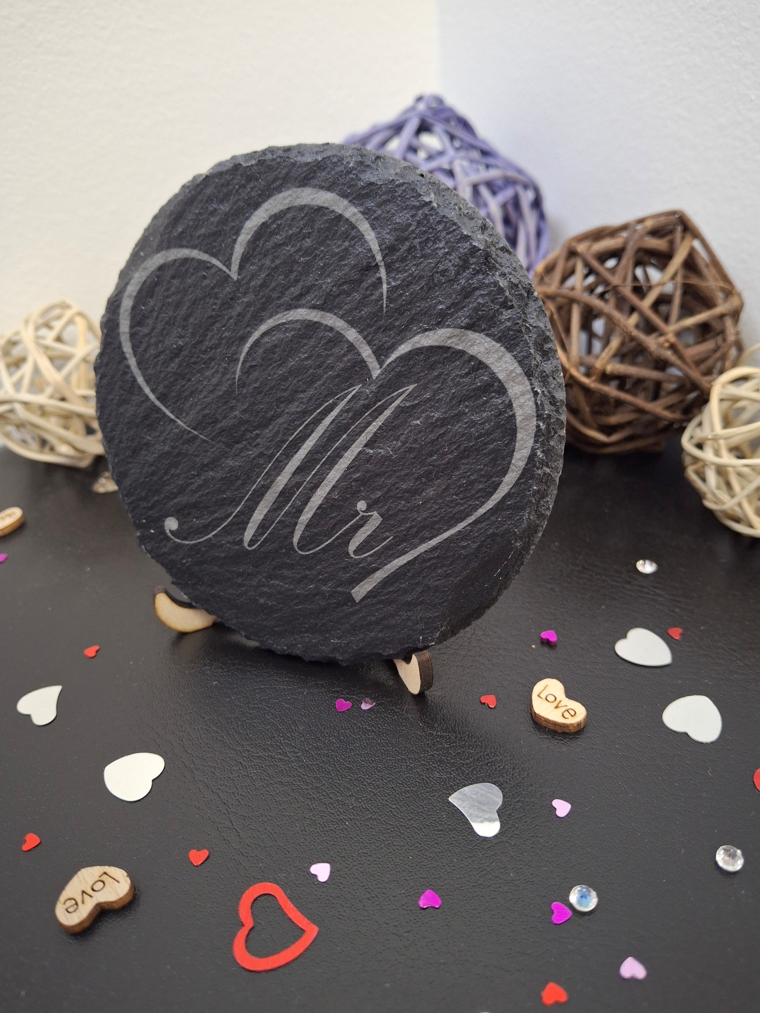 Dessous de verre "amour"