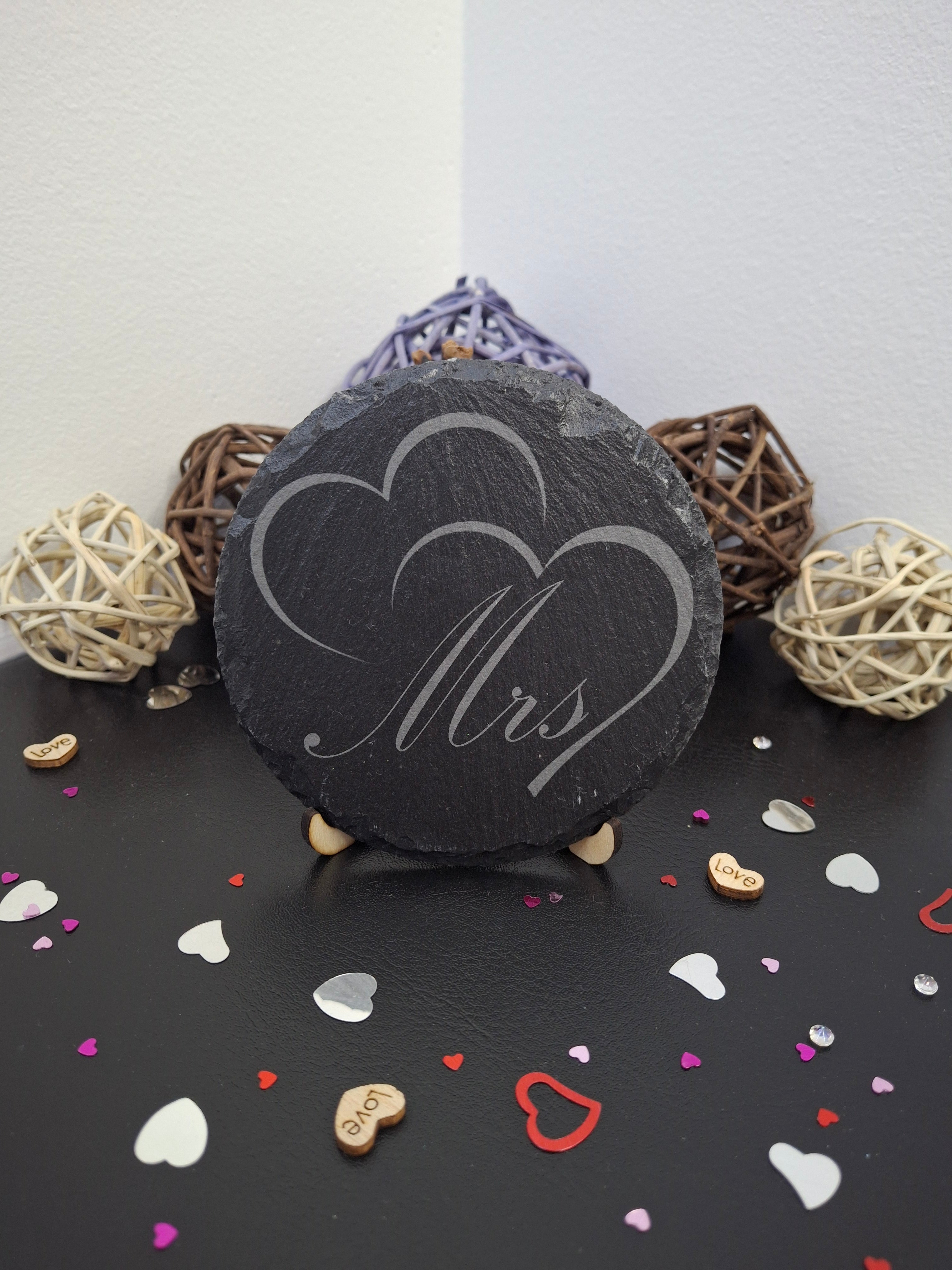 Dessous de verre "amour"