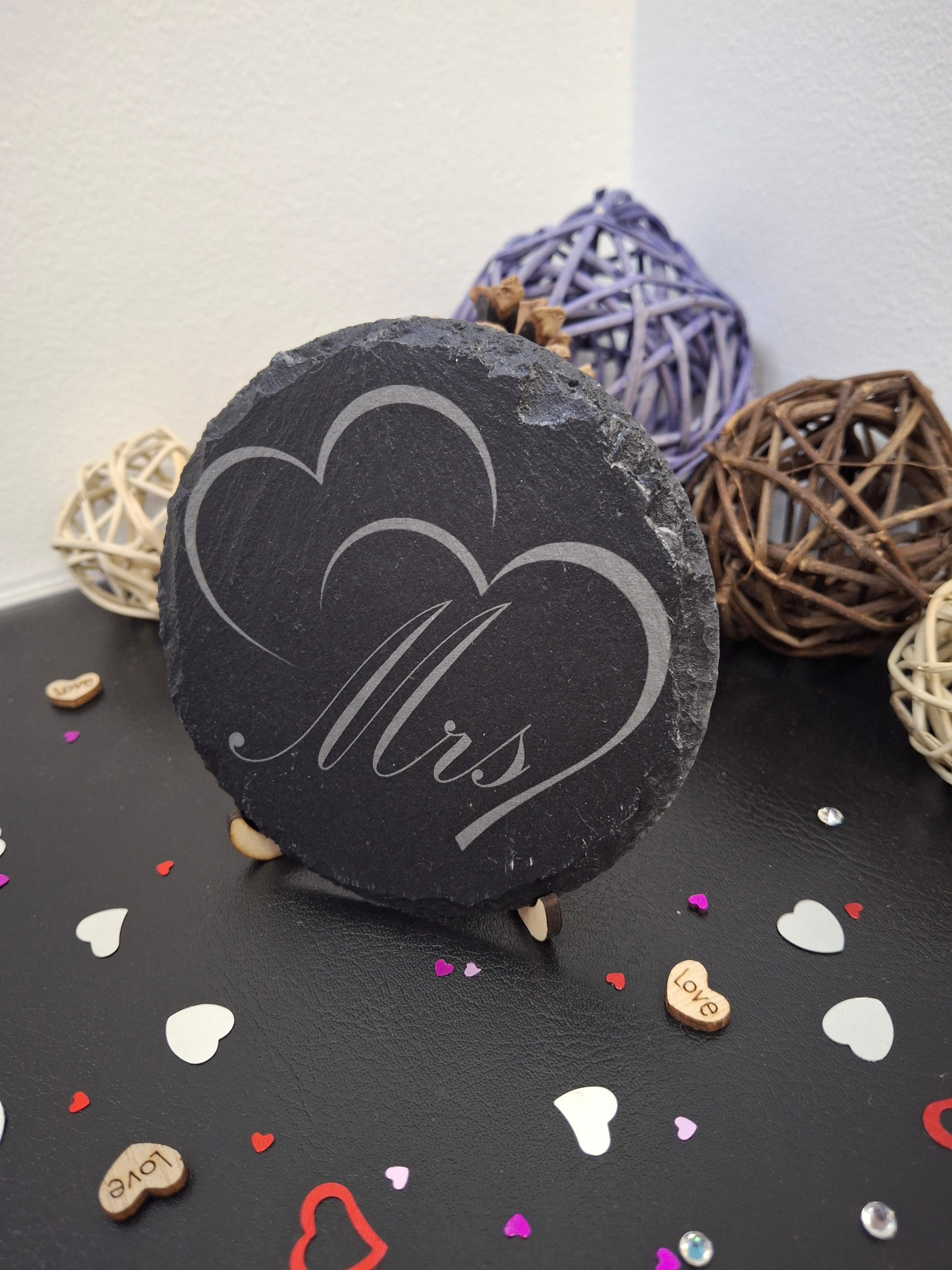 Dessous de verre "amour"