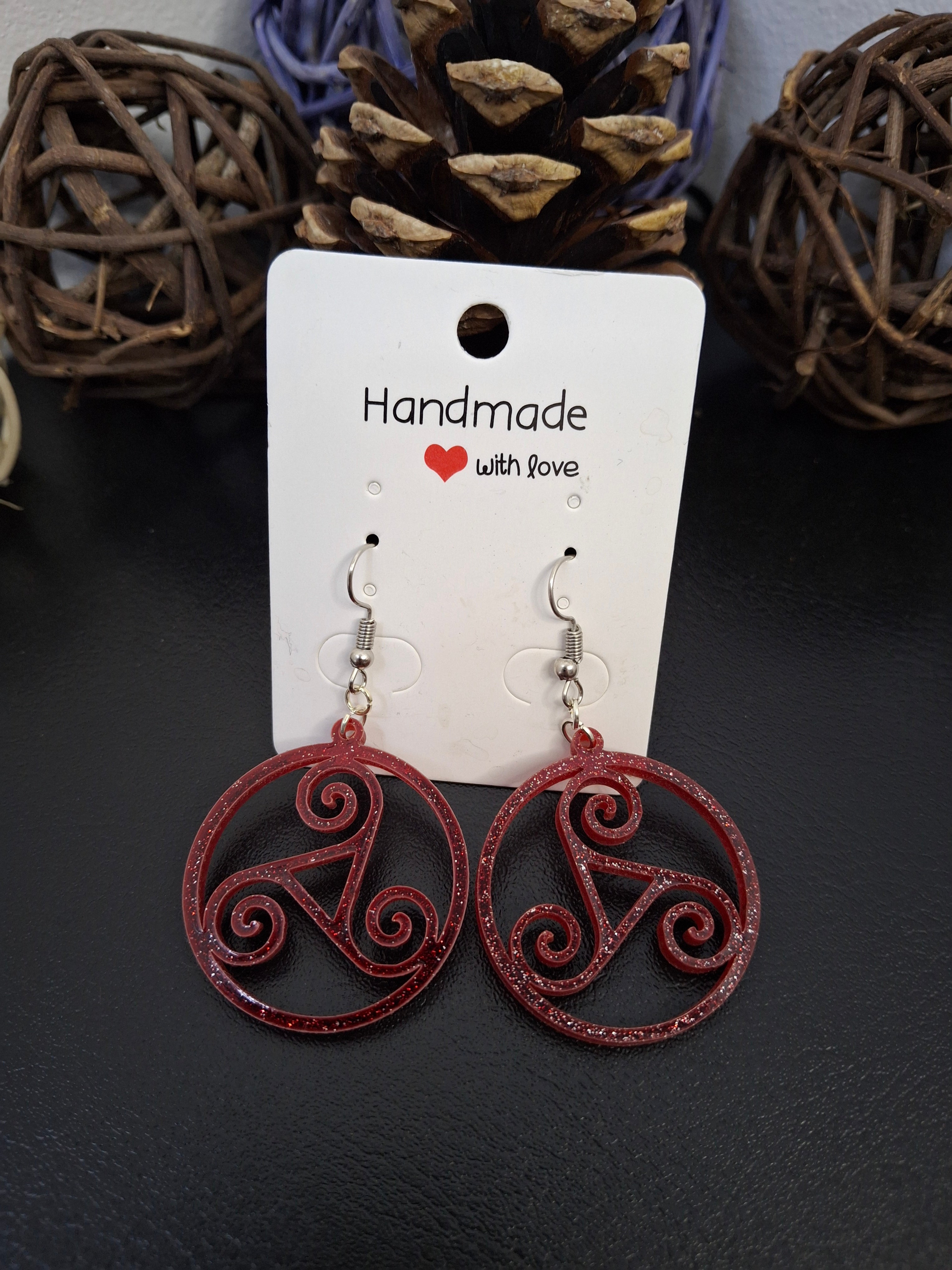 Boucles d'oreilles Triskell