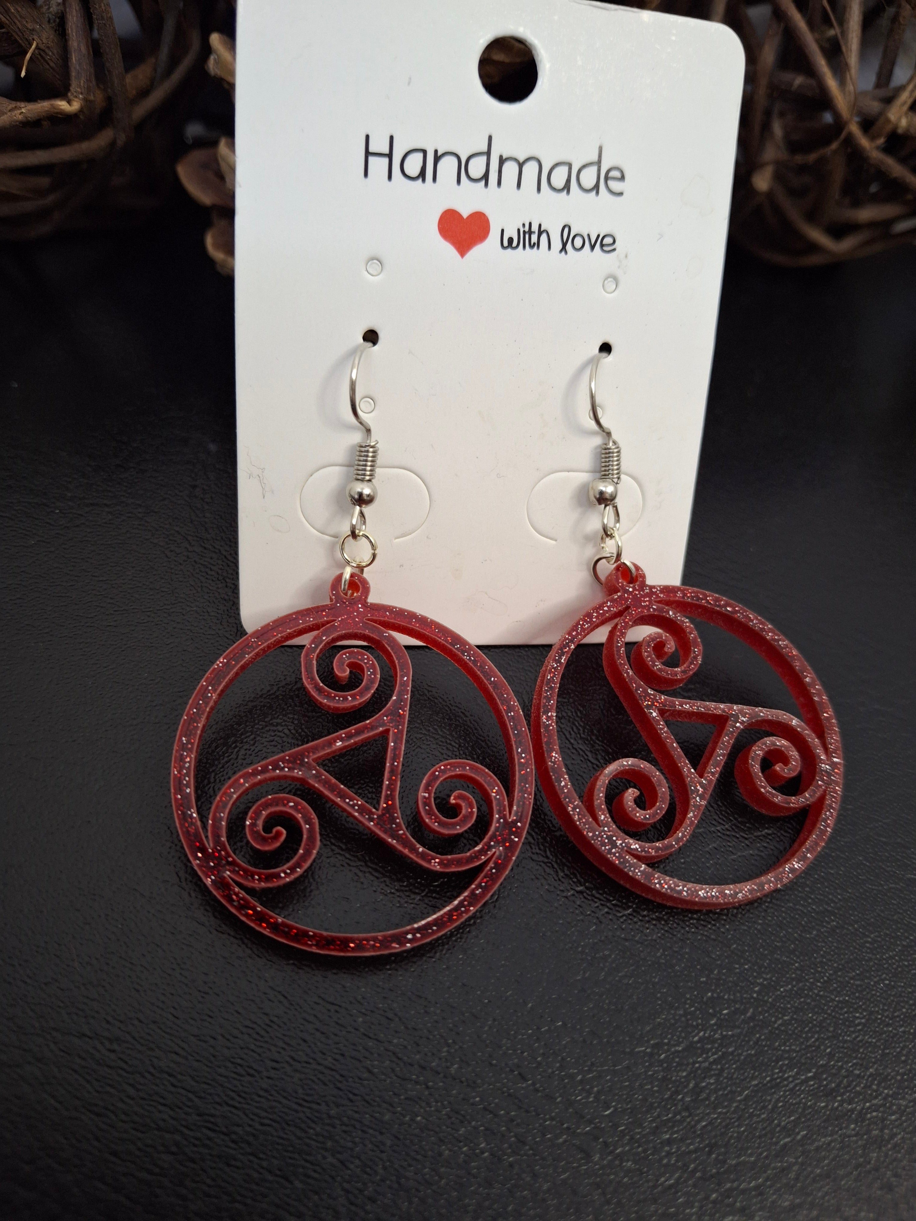 Boucles d'oreilles Triskell