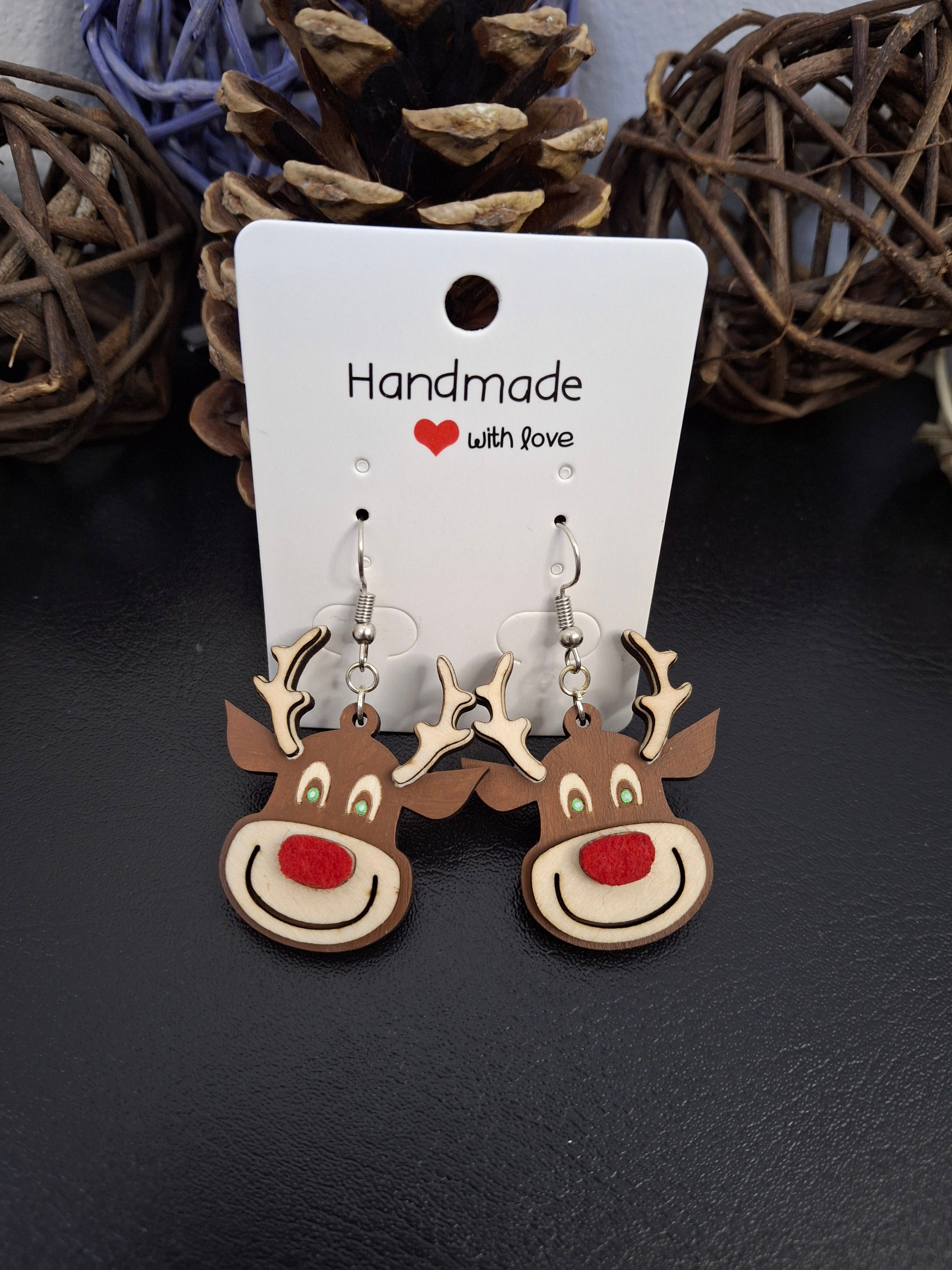 Boucles d'oreilles Petit renne