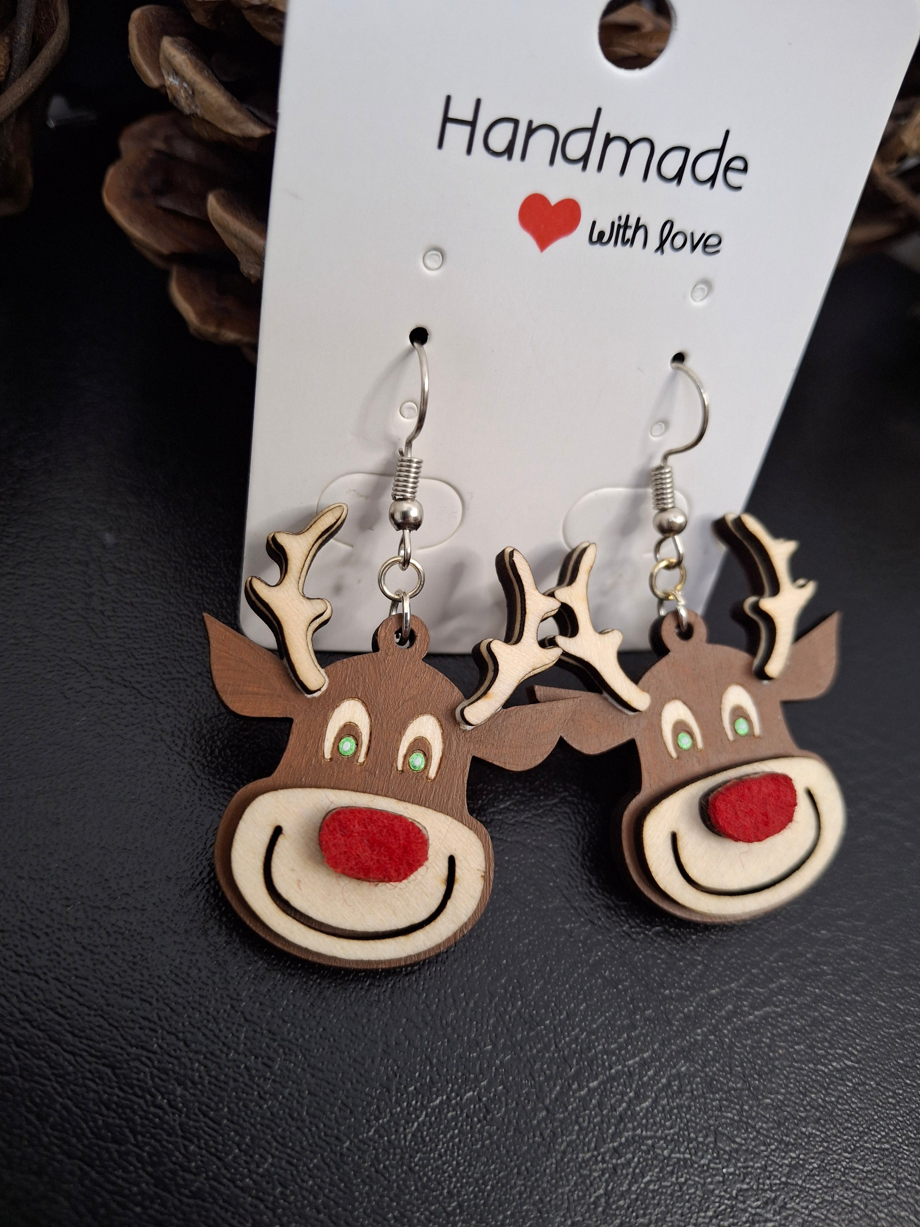 Boucles d'oreilles Petit renne