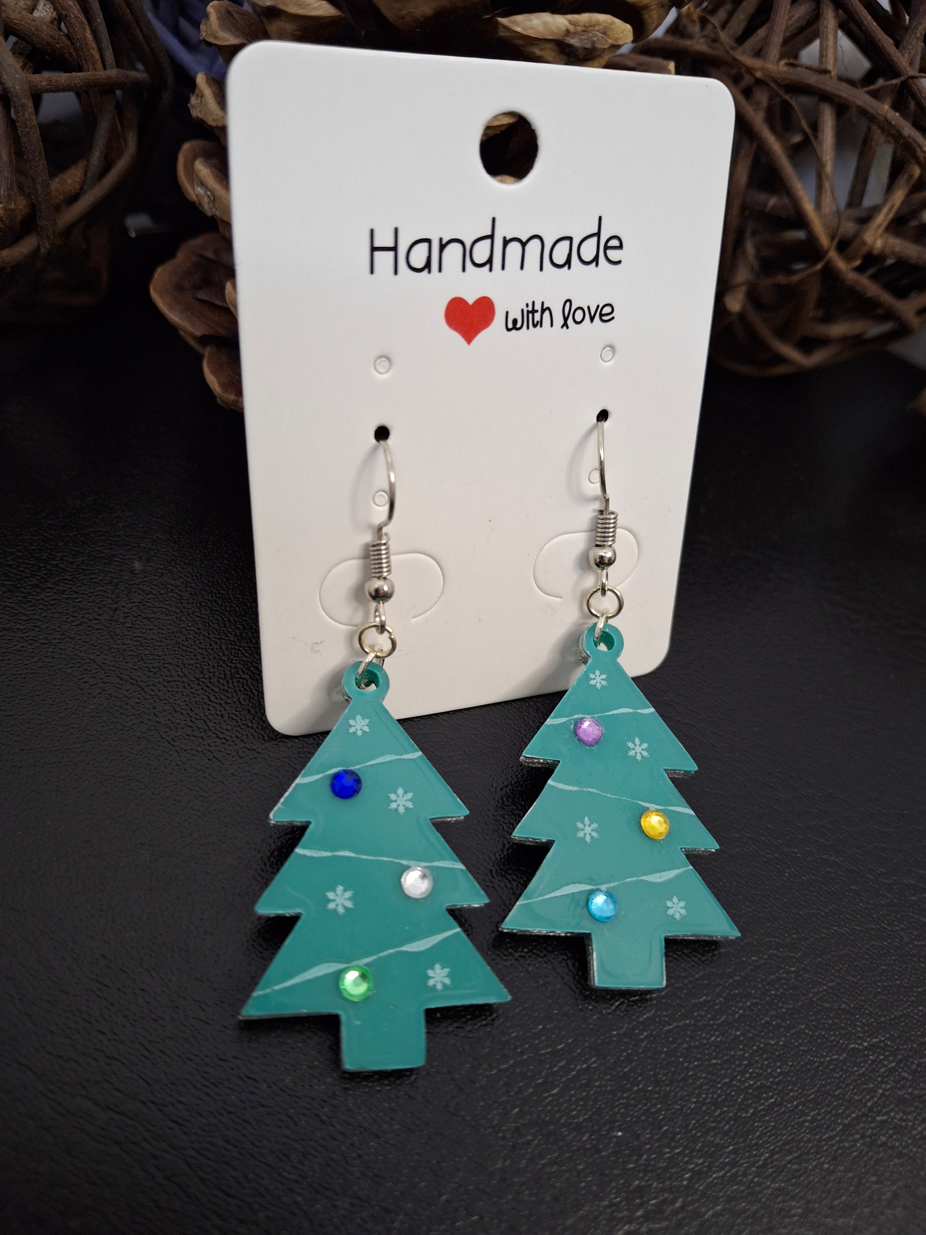 Boucles d'oreilles Sapin