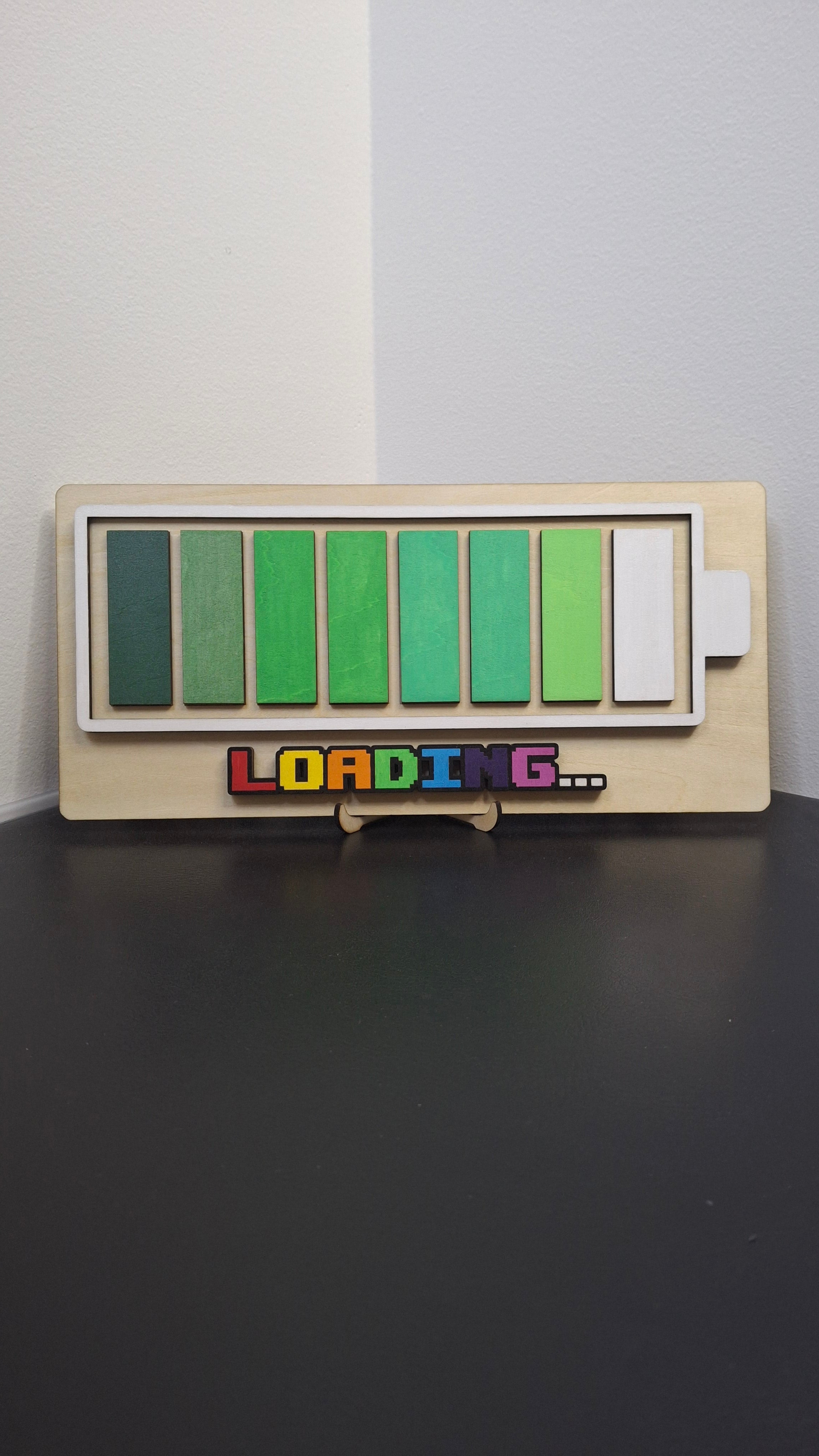 Plaque déco "batterie en charge"