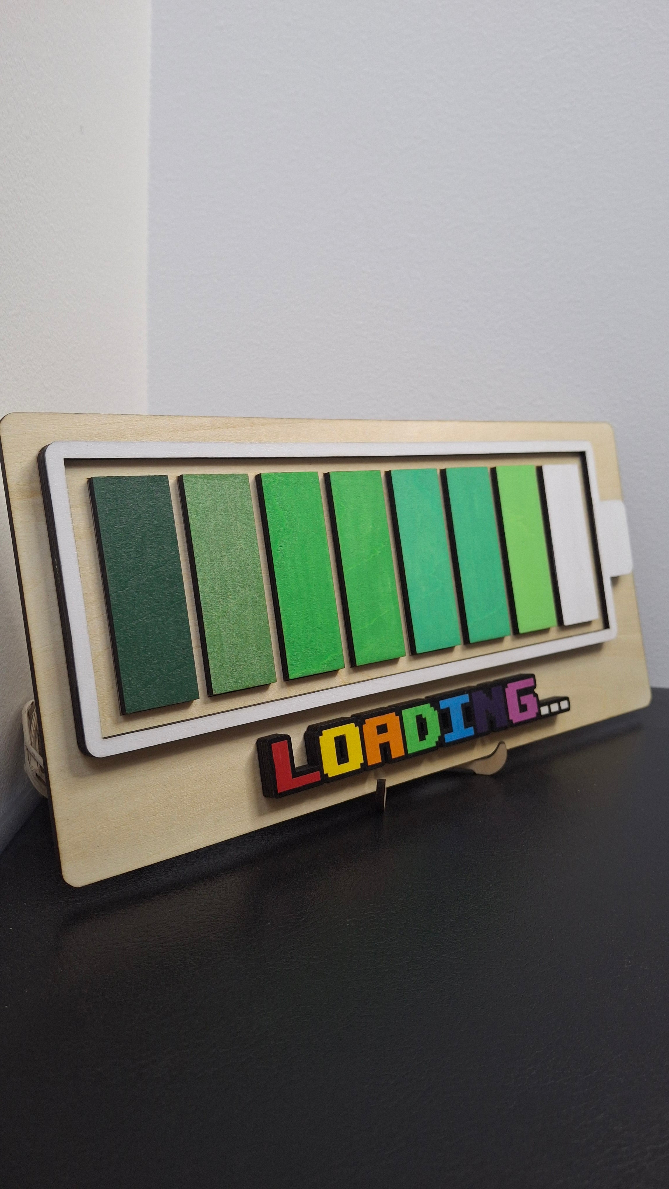 Plaque déco "batterie en charge"