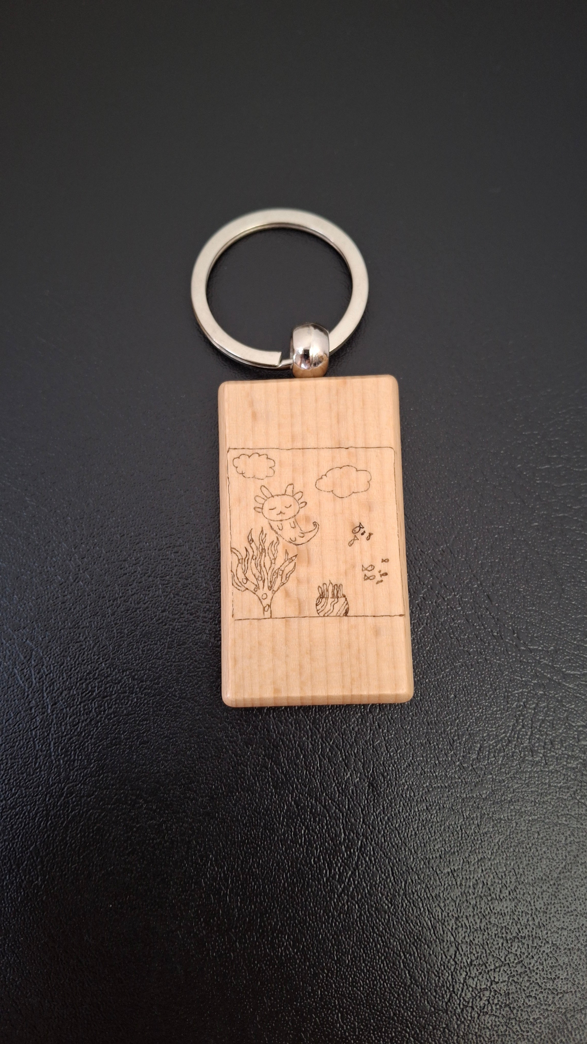 Porte-clés bois