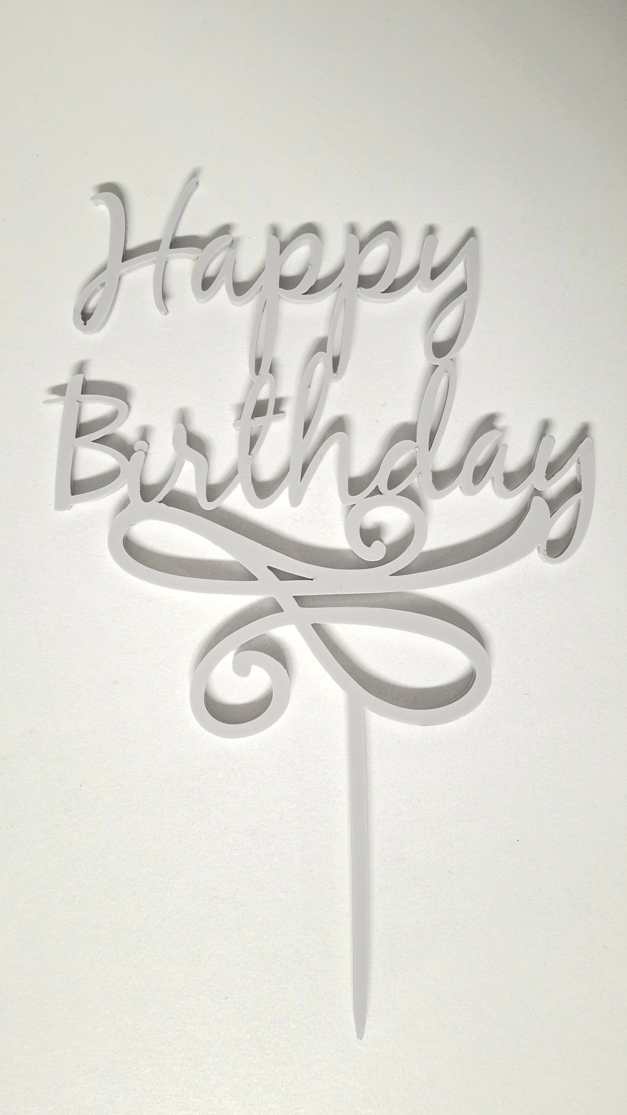 Cake topper anniversaire
