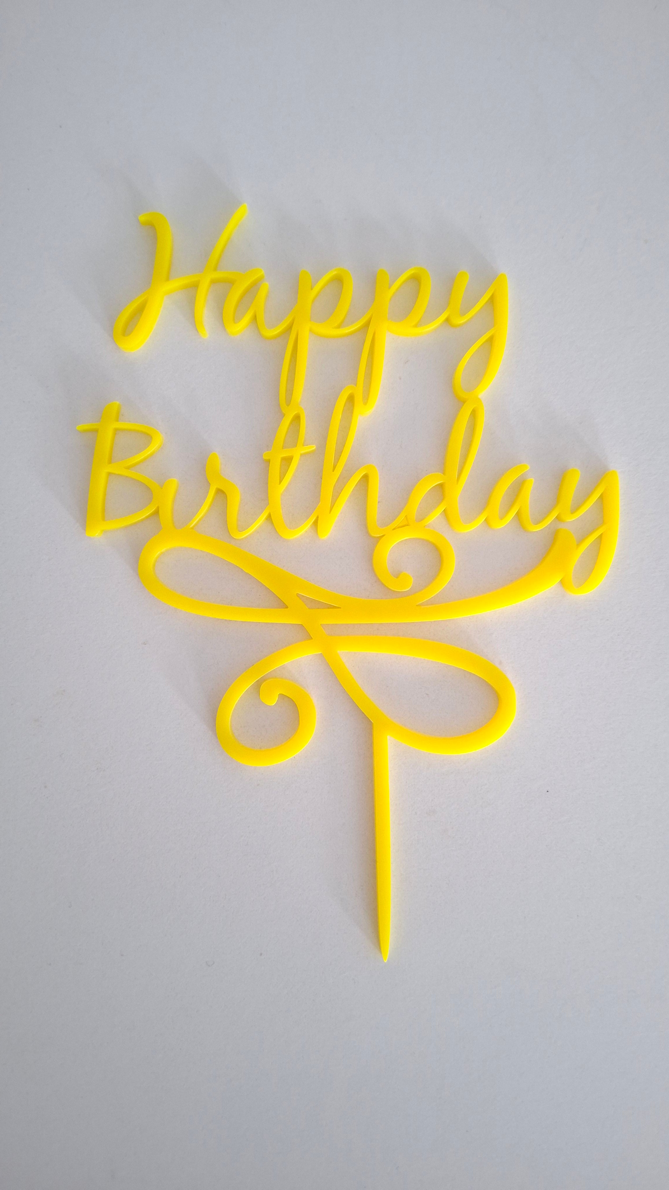Cake topper anniversaire