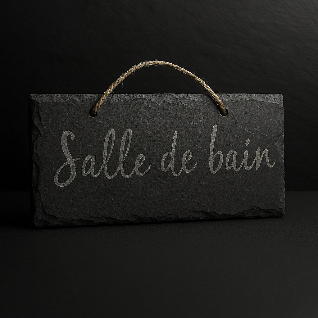 Plaques de porte en ardoise