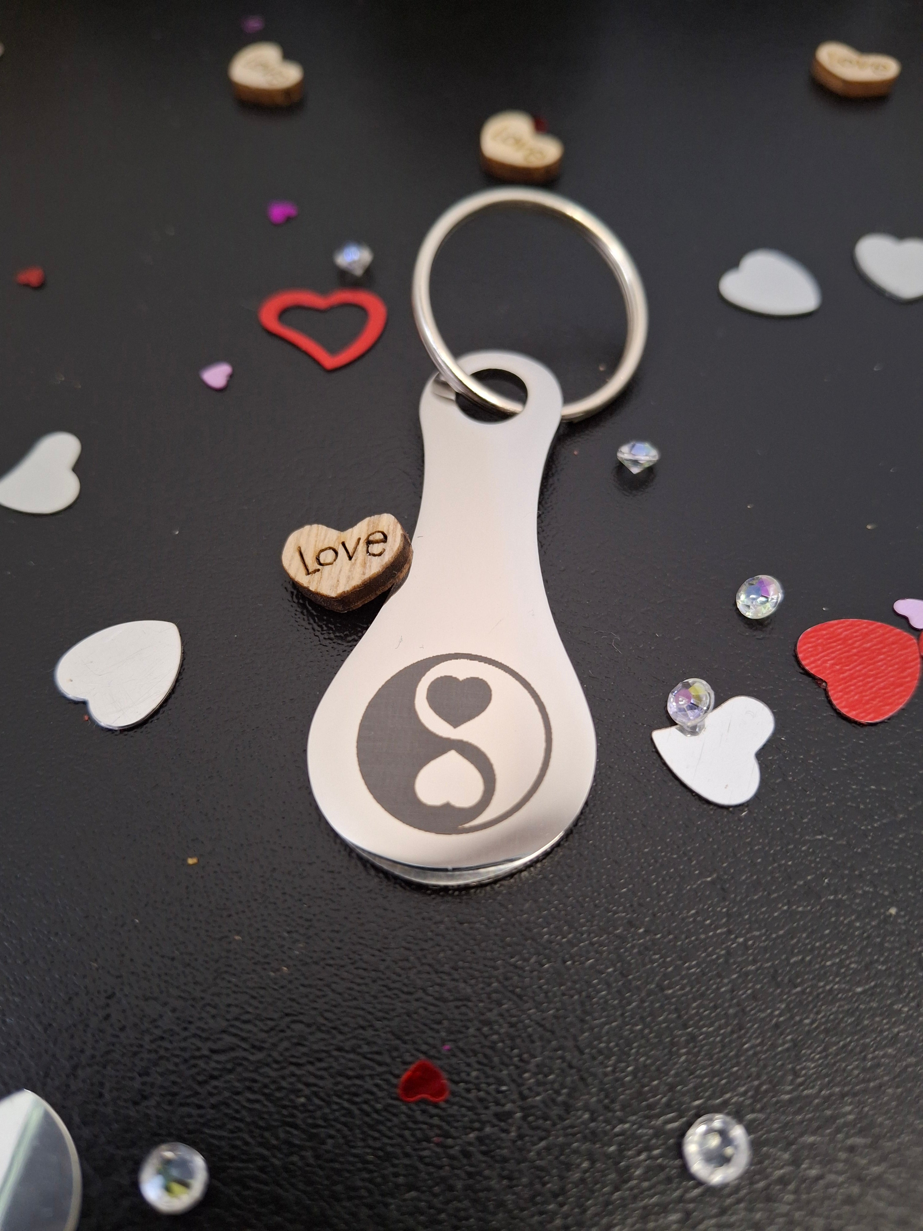 Jeton de caddie – Amour Yin Yang