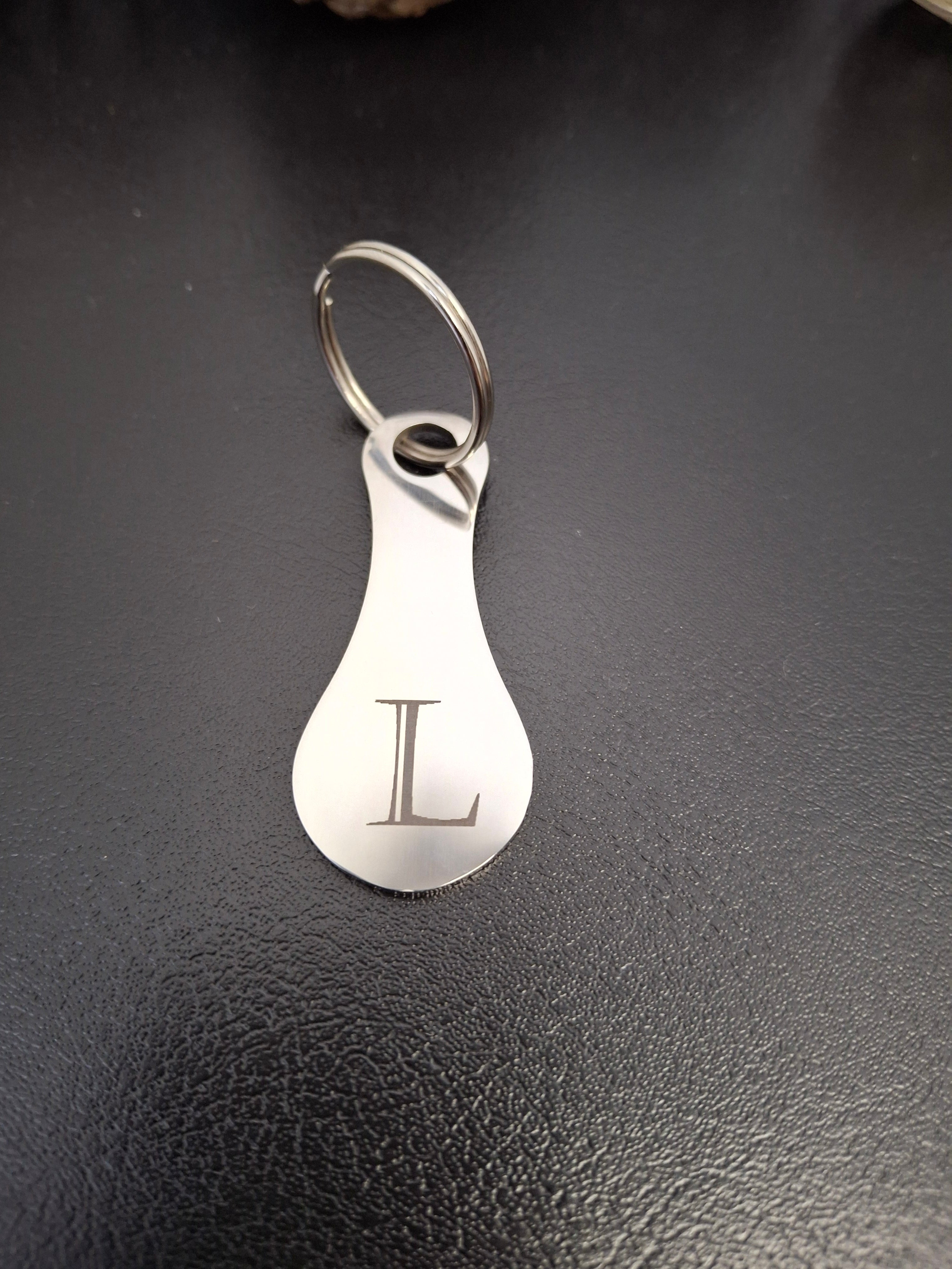 Jeton de caddie – Initiale personnalisée