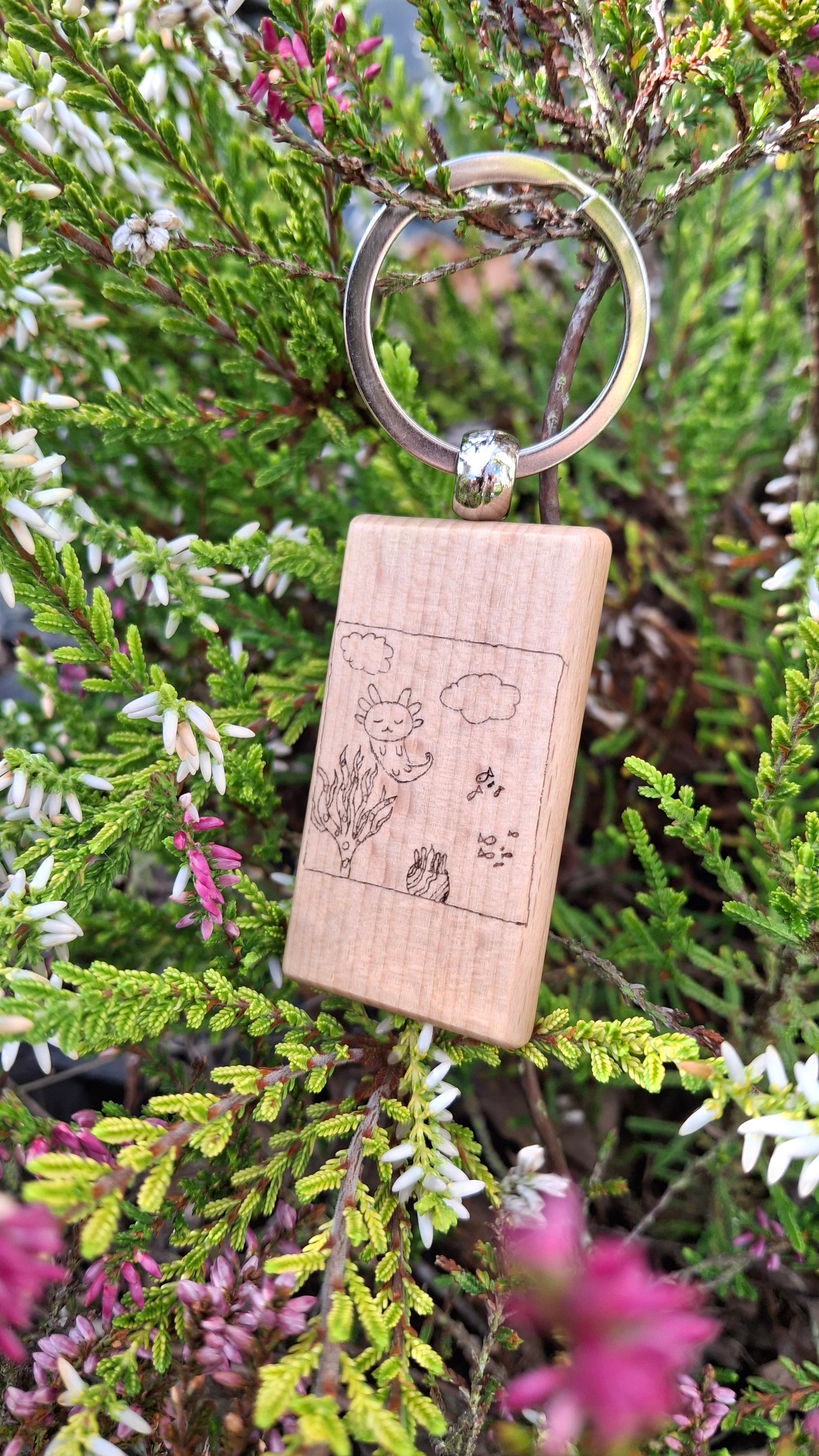 Porte-clés bois