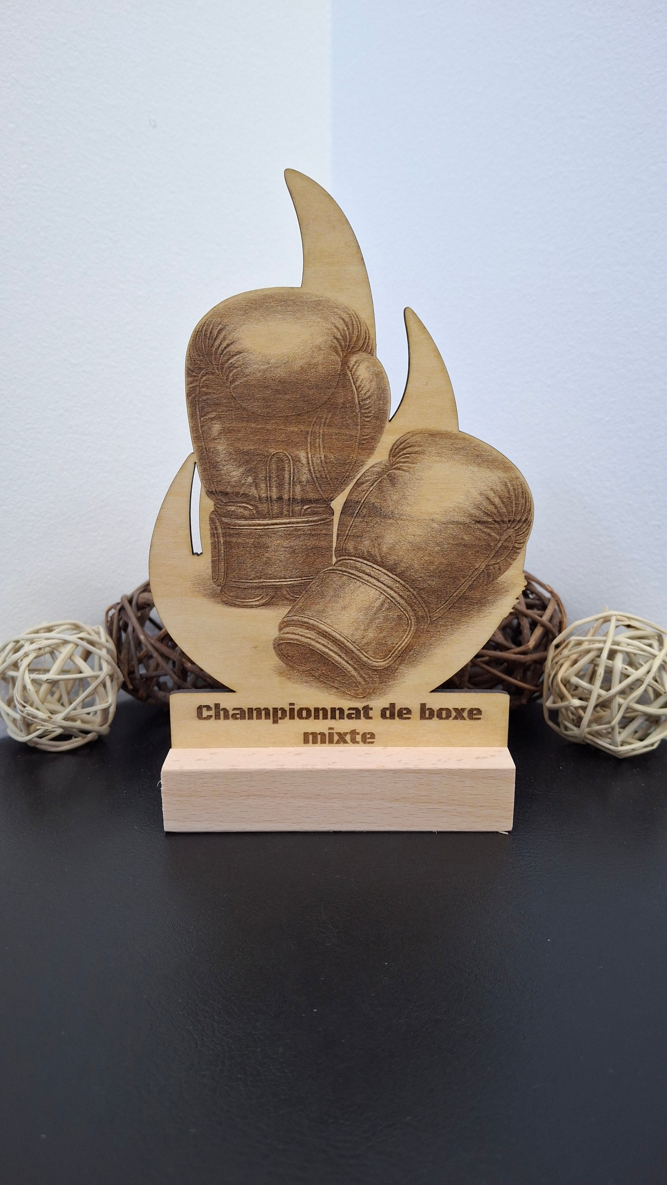 Trophée bois