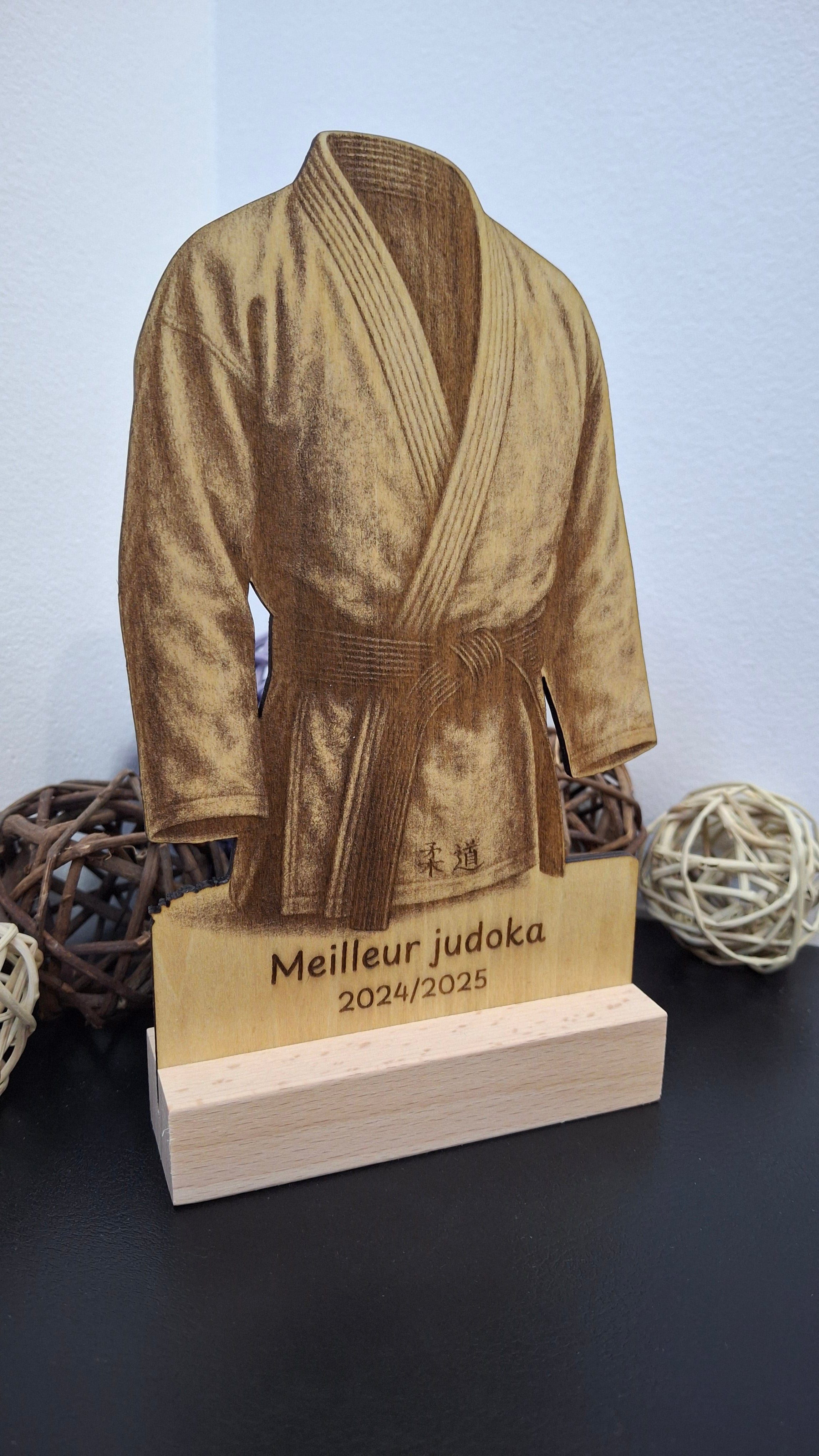 Trophée bois