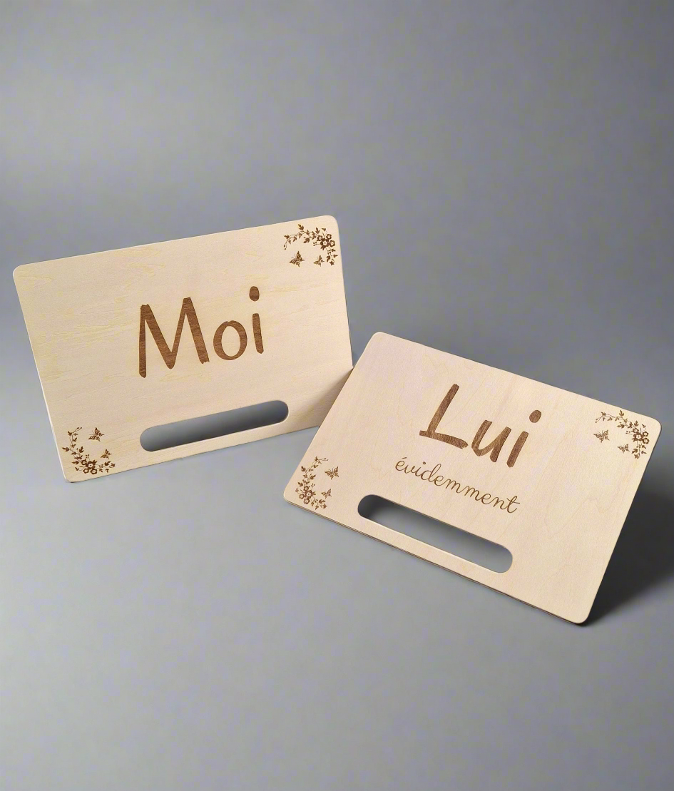 Plaques "elle/lui"