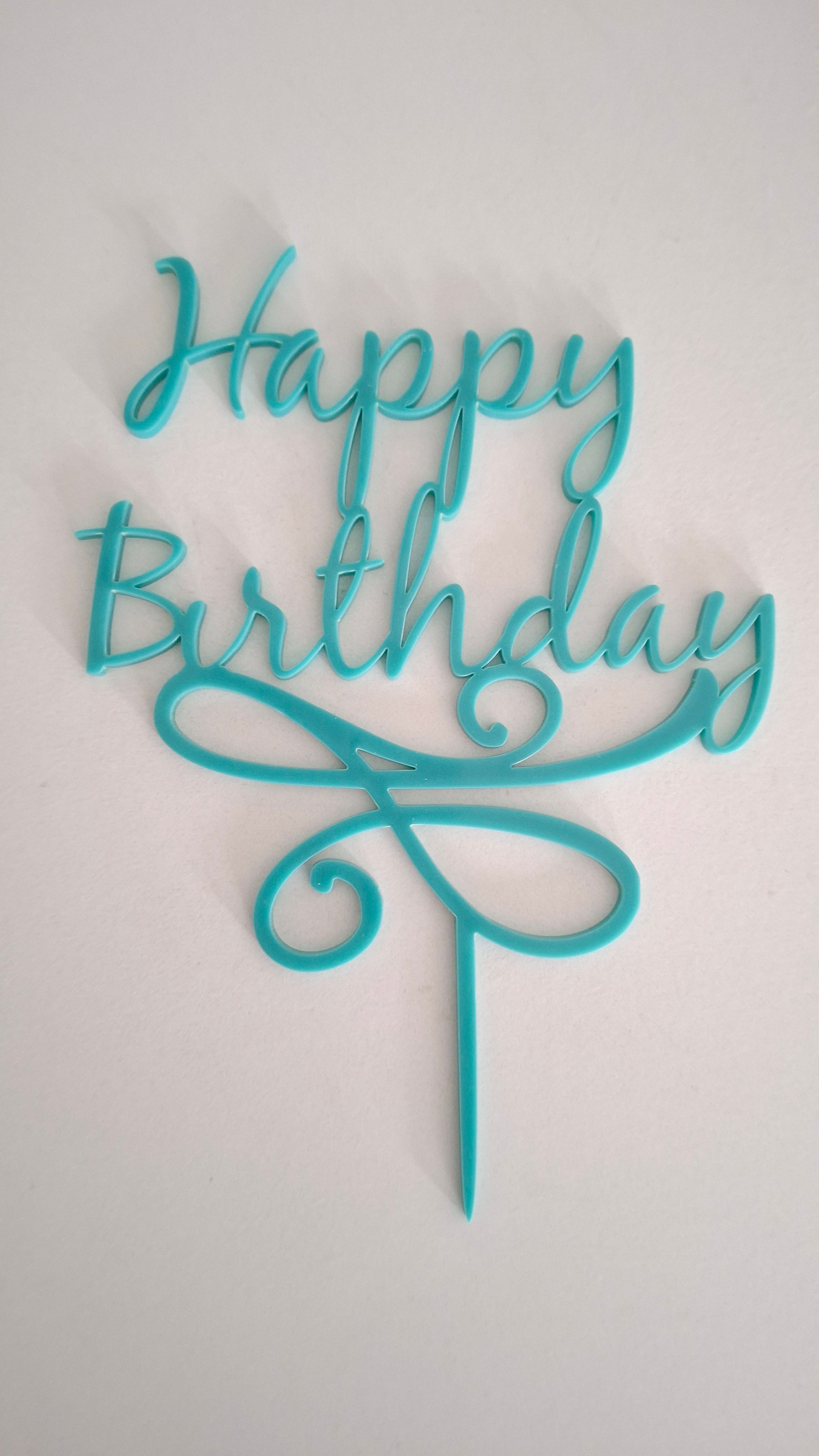 Cake topper anniversaire