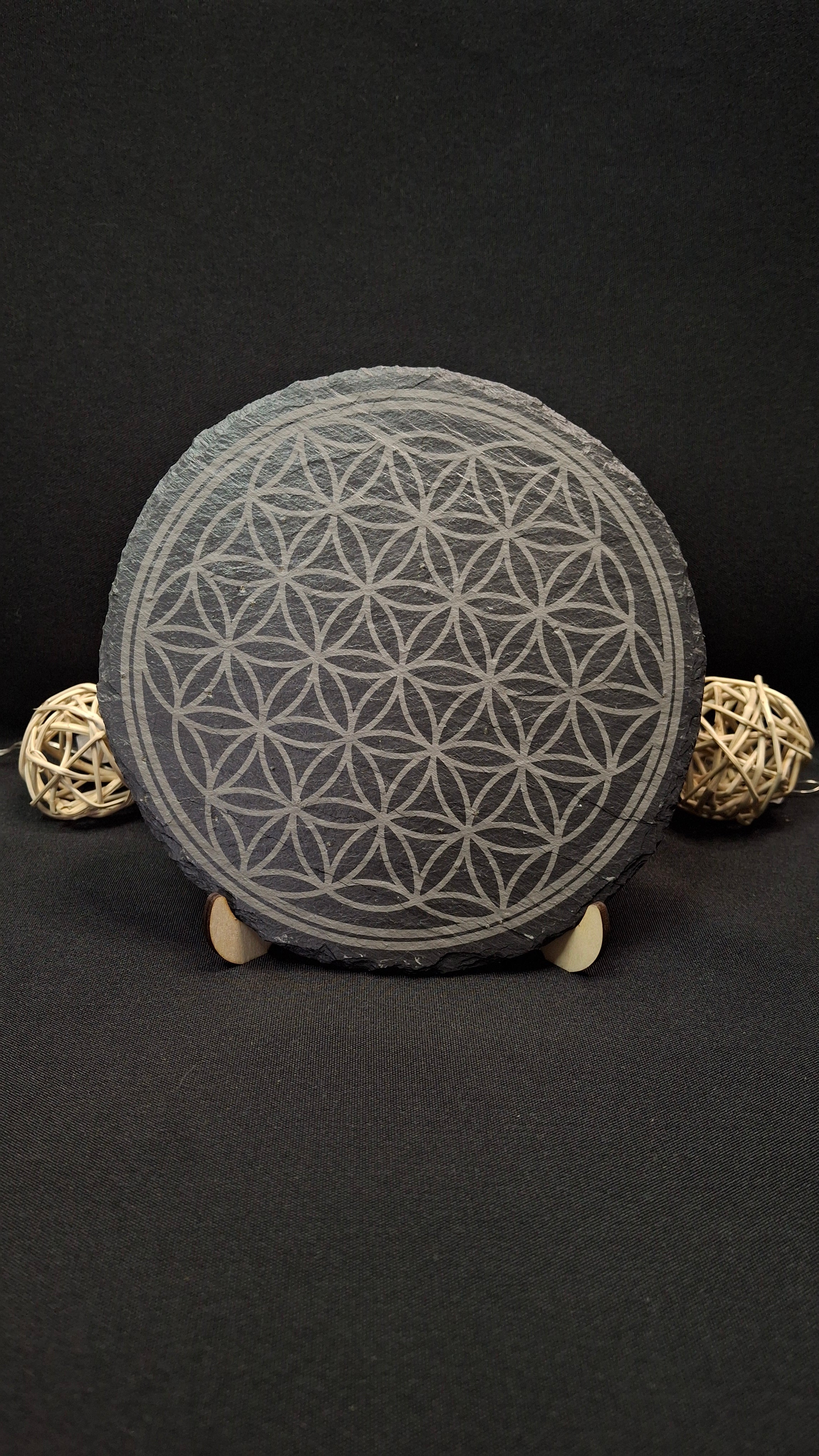 Plaque / plateau Fleur de Vie