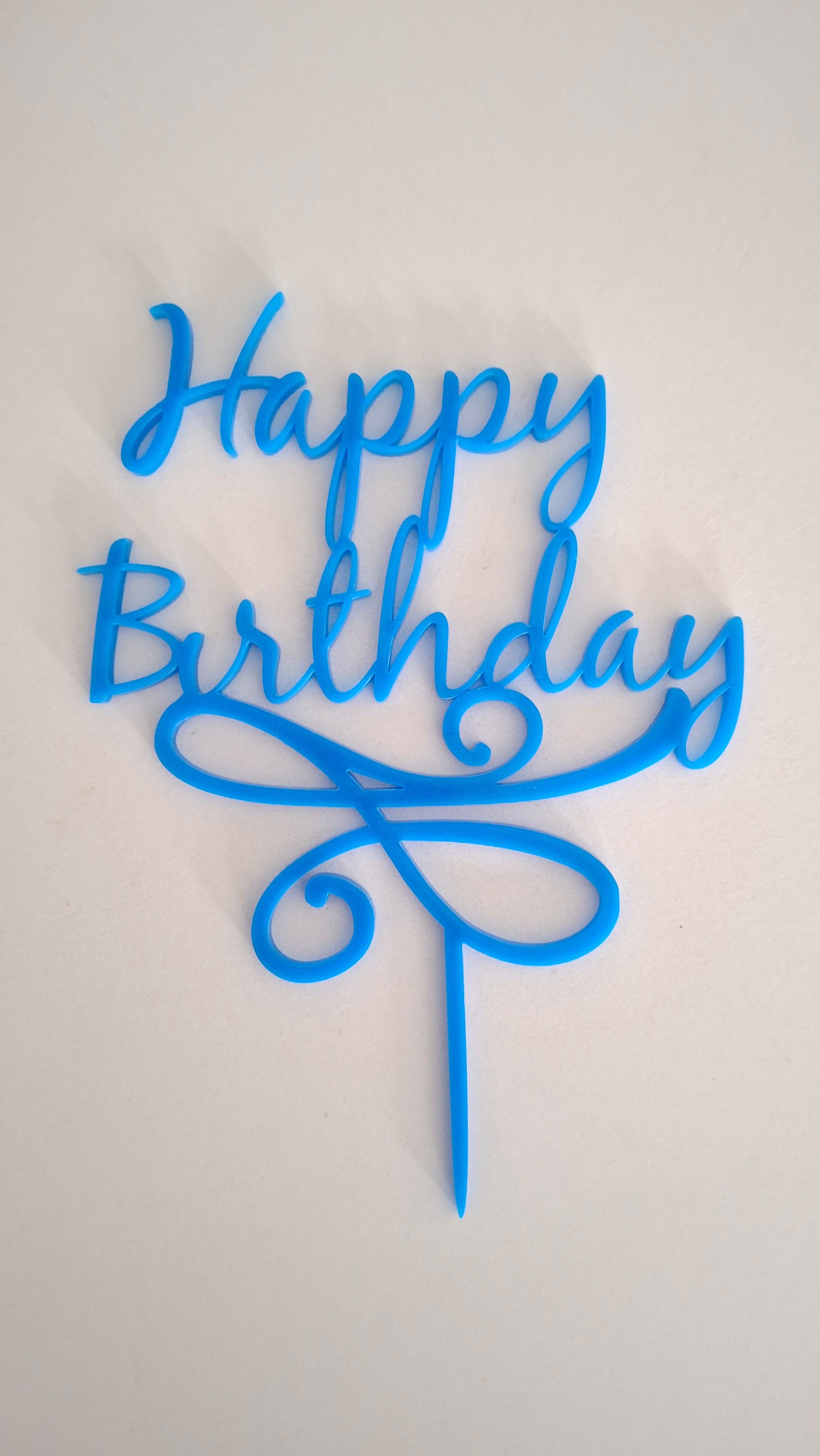 Cake topper anniversaire