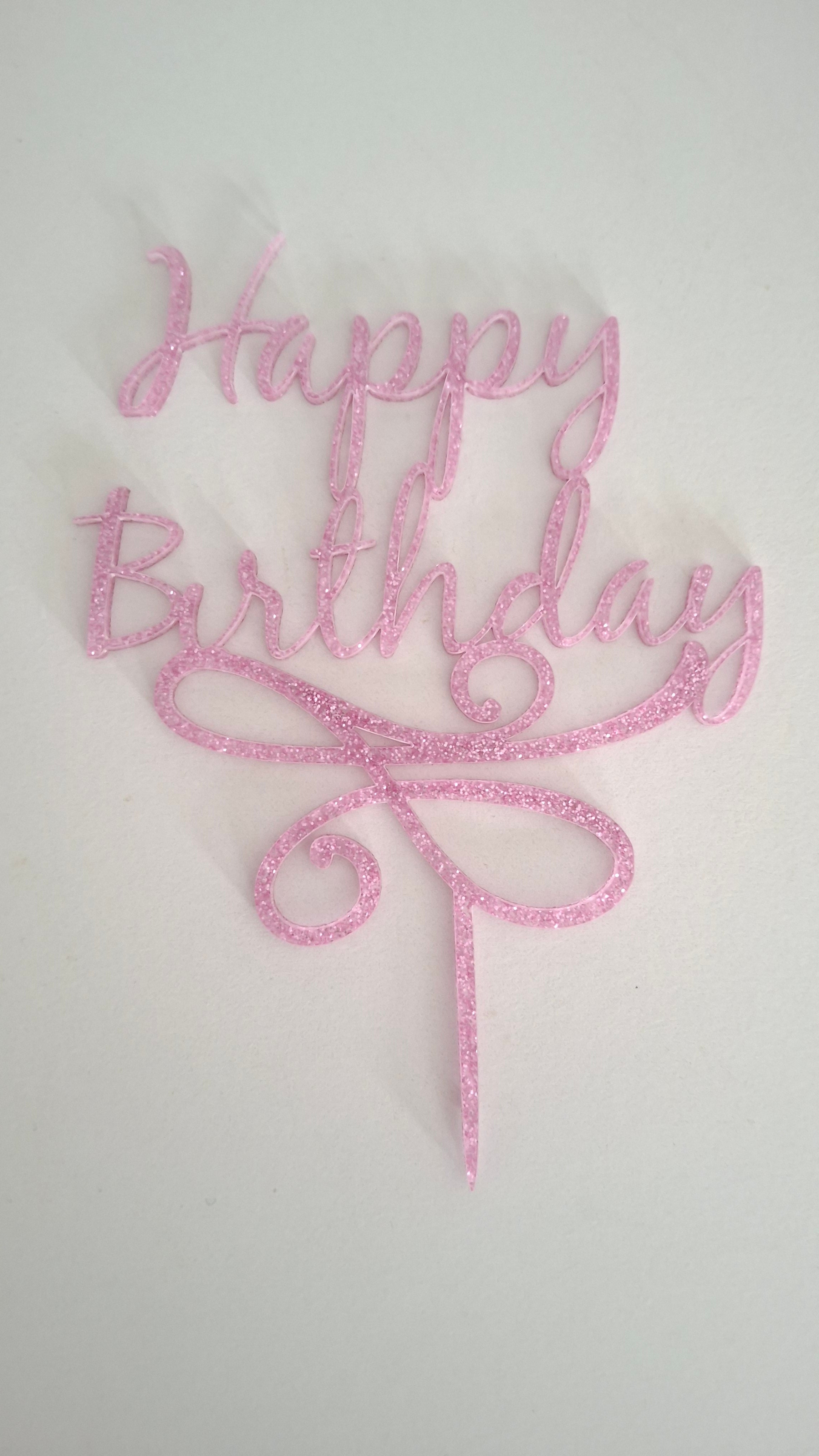 Cake topper anniversaire
