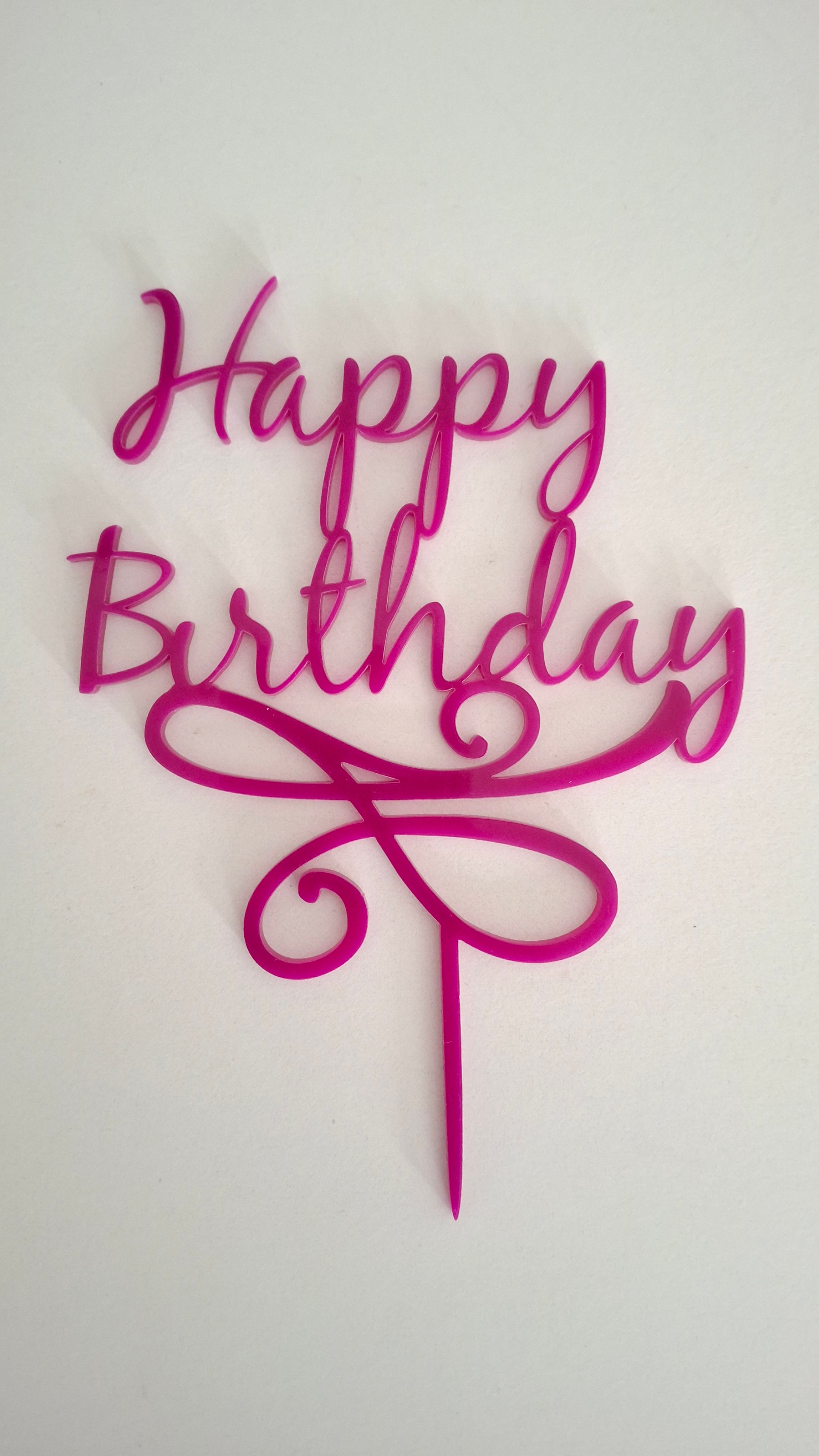 Cake topper anniversaire