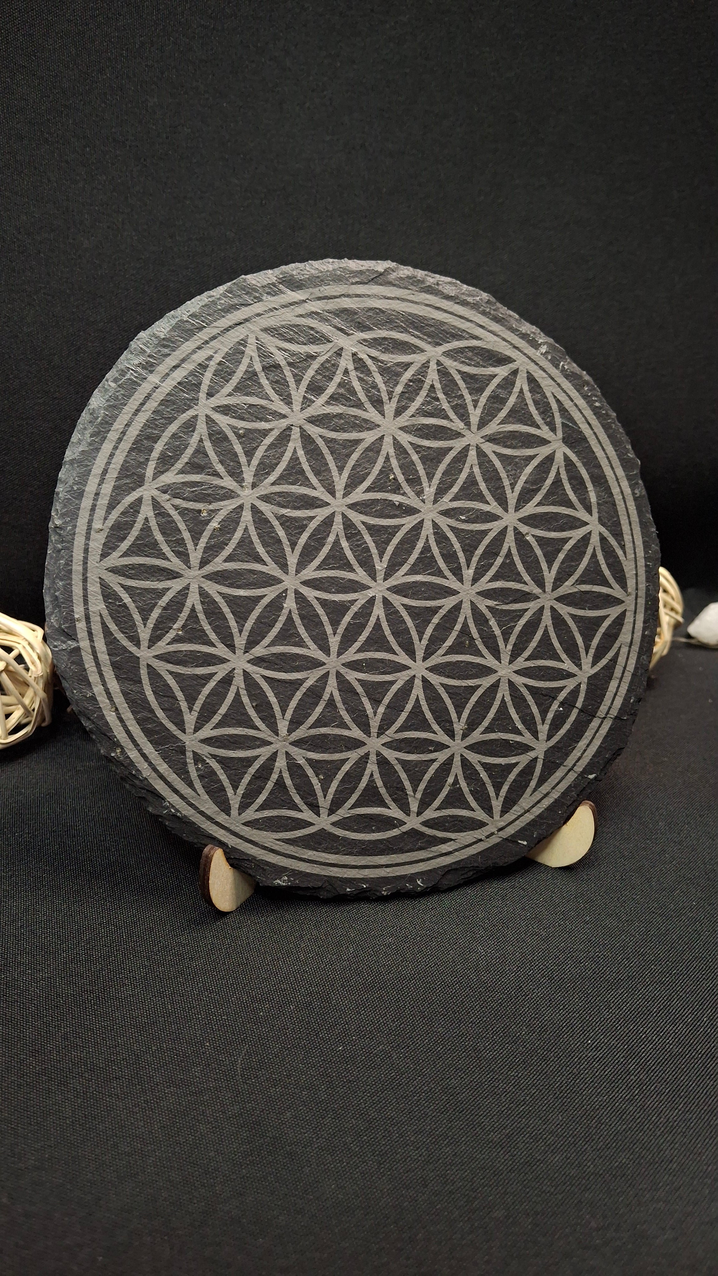 Plaque / plateau Fleur de Vie