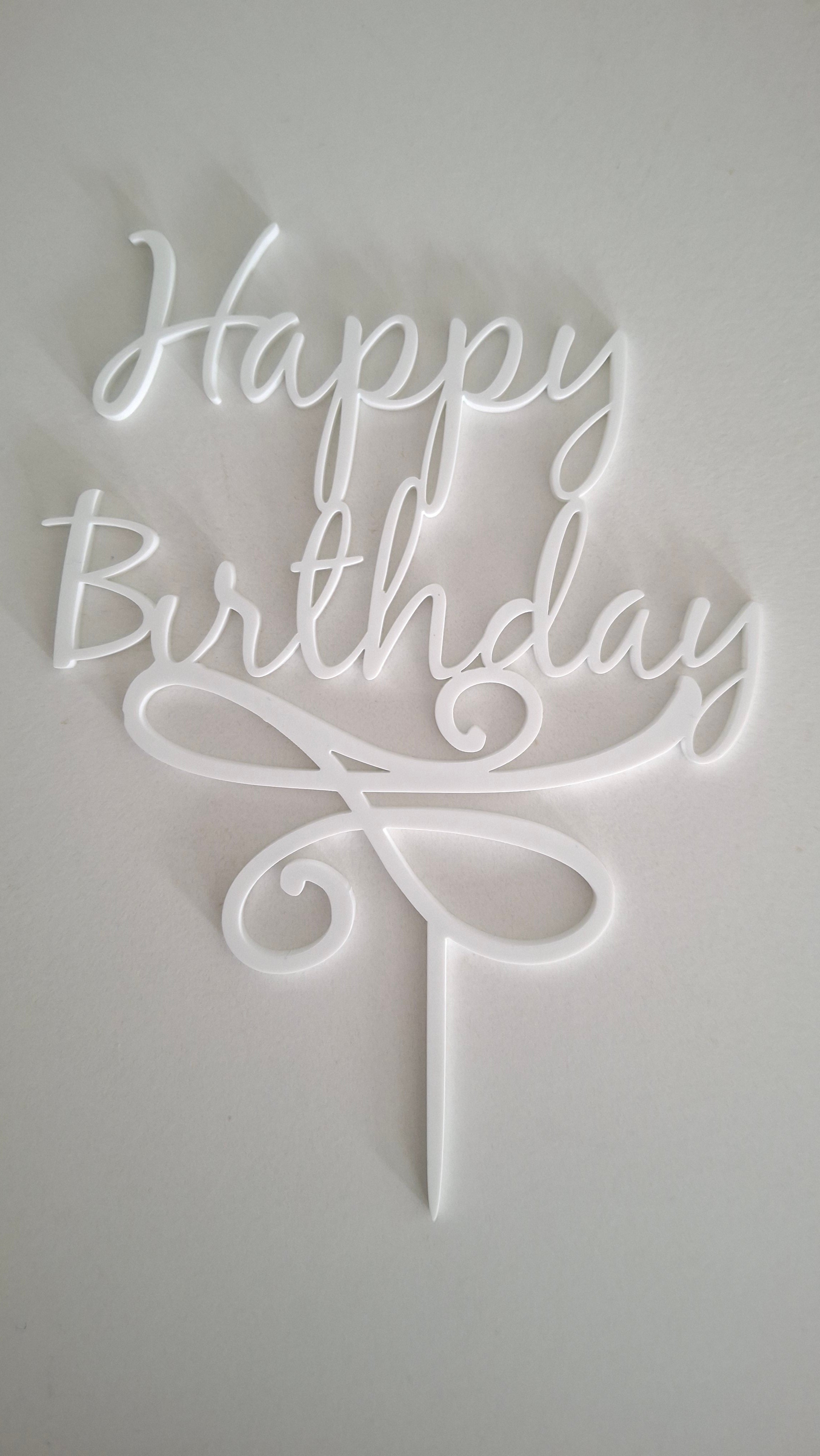 Cake topper anniversaire